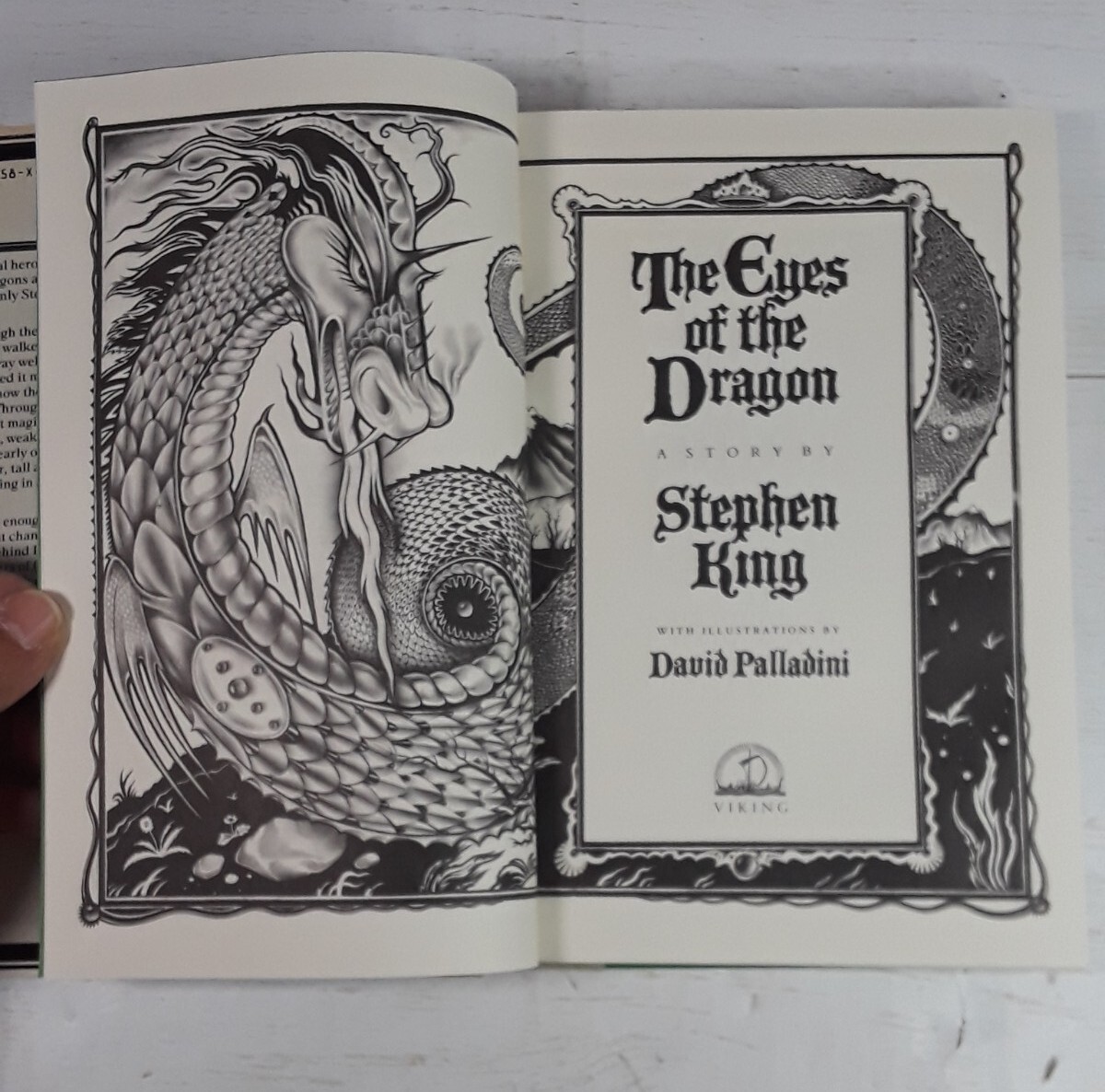 The Eyes of the Dragon Strephen King HB/DJ 1987 First Edition First Printing