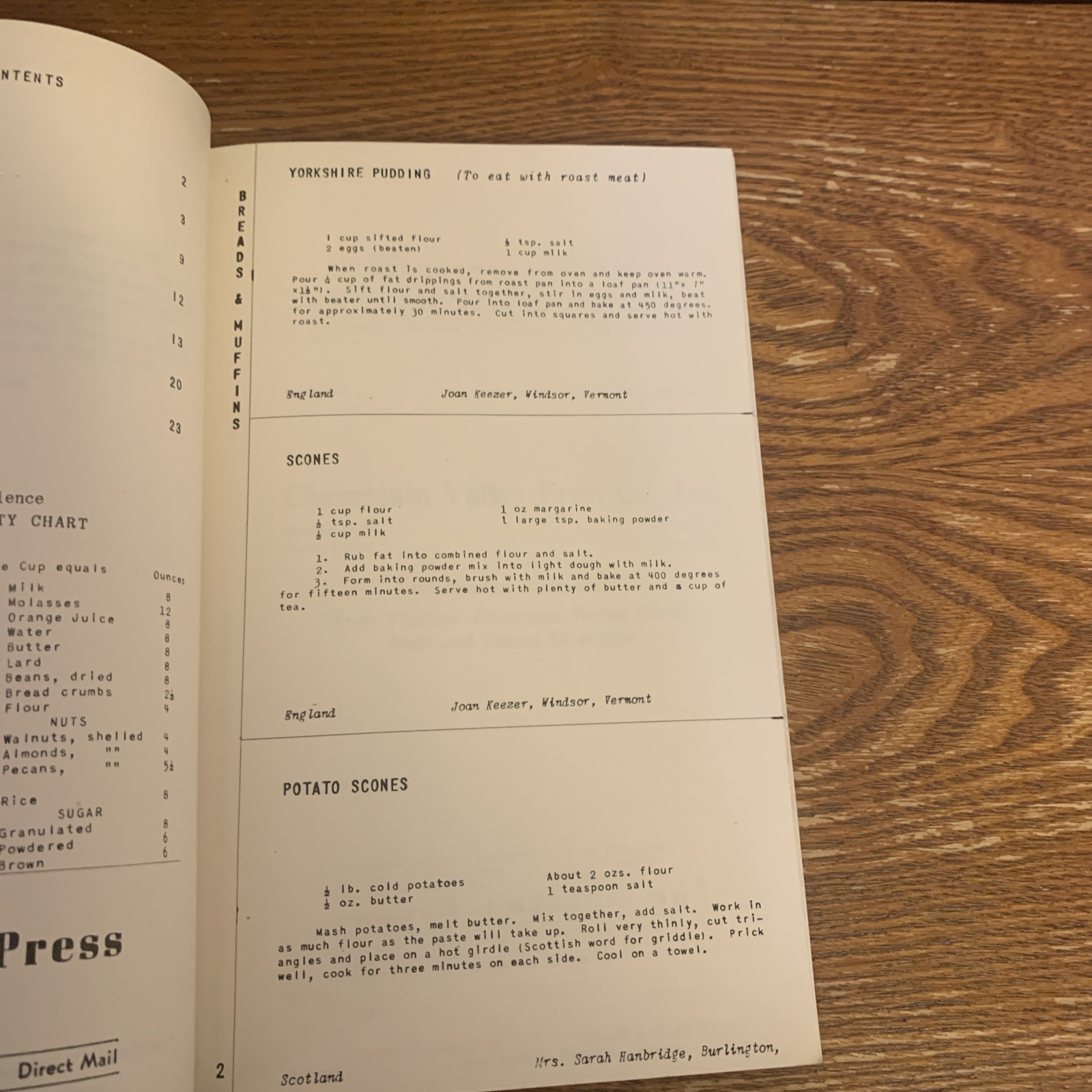 YWCA Vermont Overseas Wives Vintage INTL RECIPES Cookbook 1950&rsquo;s? 26 pages #E1