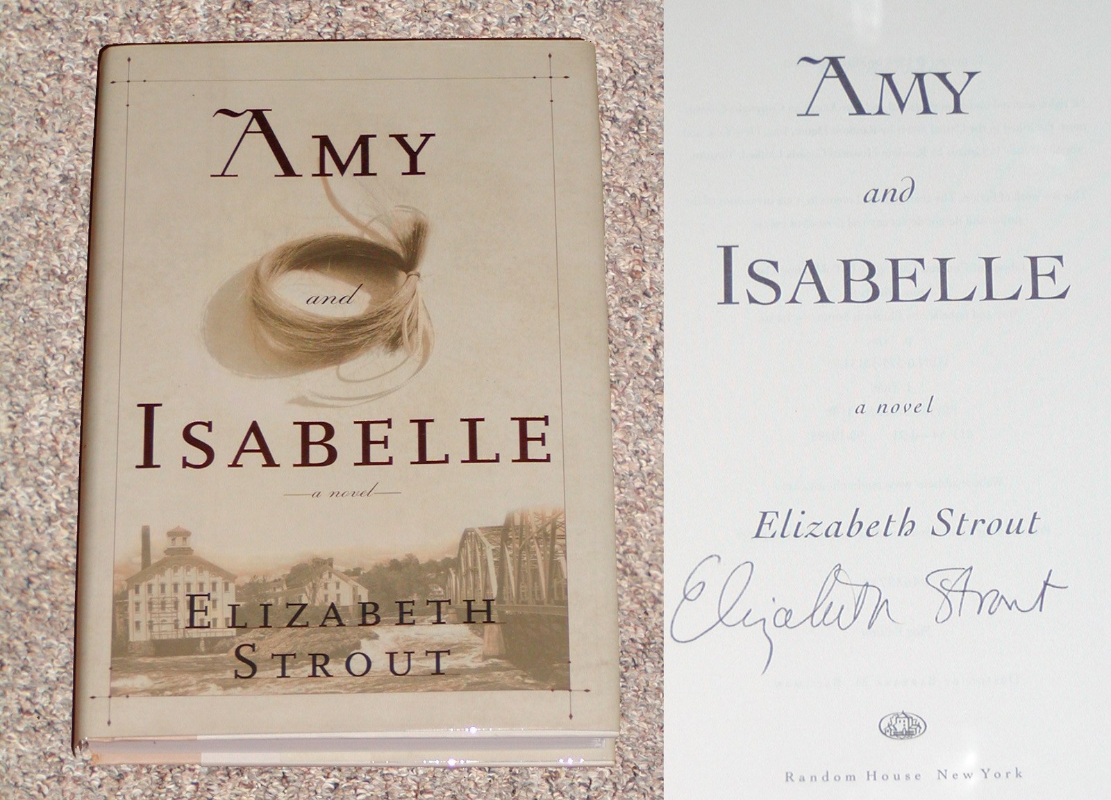 Amy and Isabelle Strout, Elizabeth hardcover Very Good