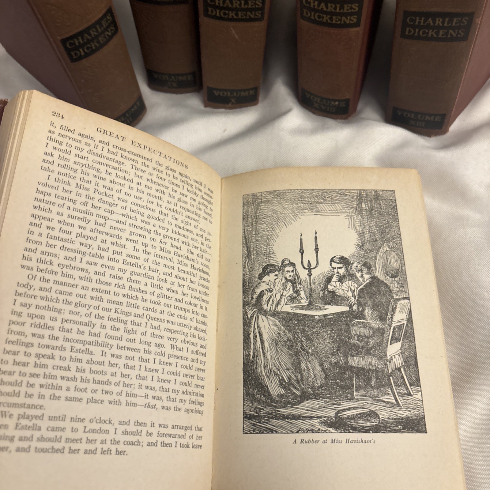 Charles Dickens 1936 Set of 6 Books Cleartype Edition – Not a Full Set