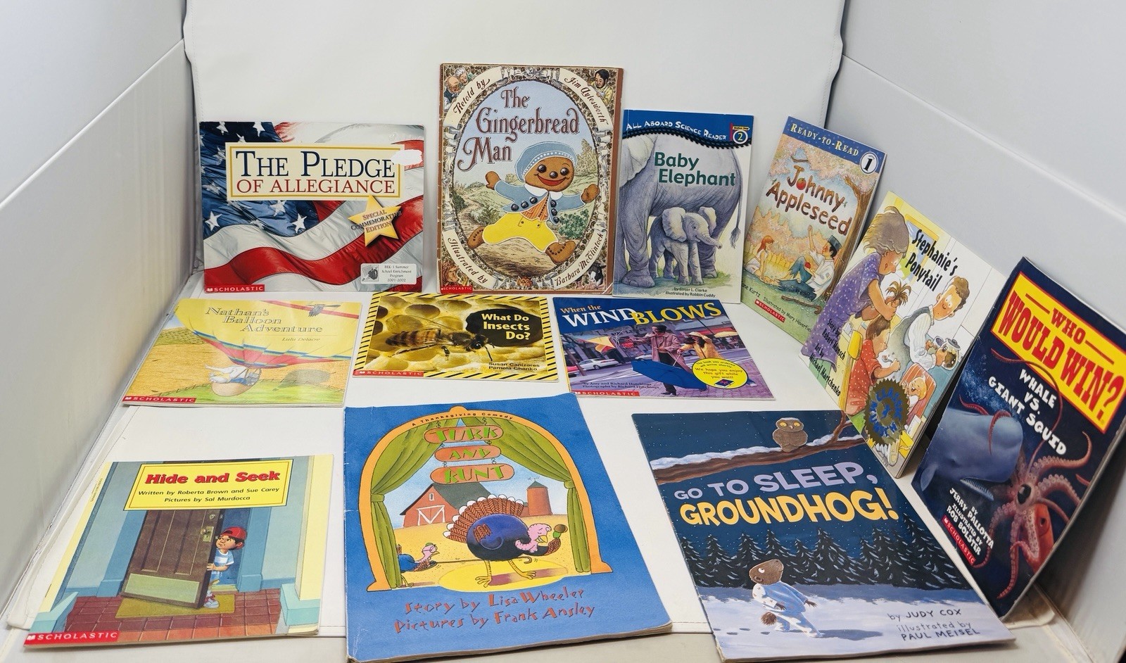 Children&rsquo;s Scholastic Picture Books Kids Paperback Storybook Storytime Lot of 12