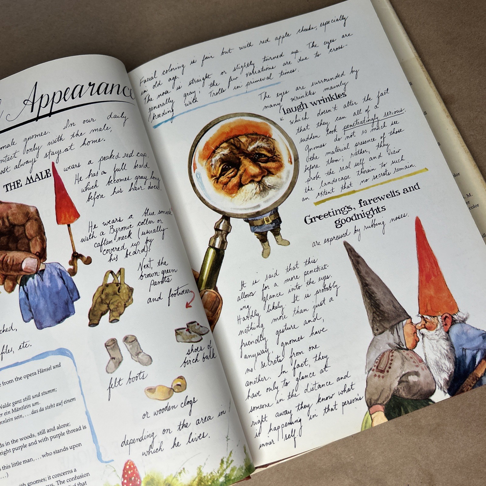 Gnomes by Wil Huygen Rien Poortvliet 1977 Hardcover Illustrated First Edition