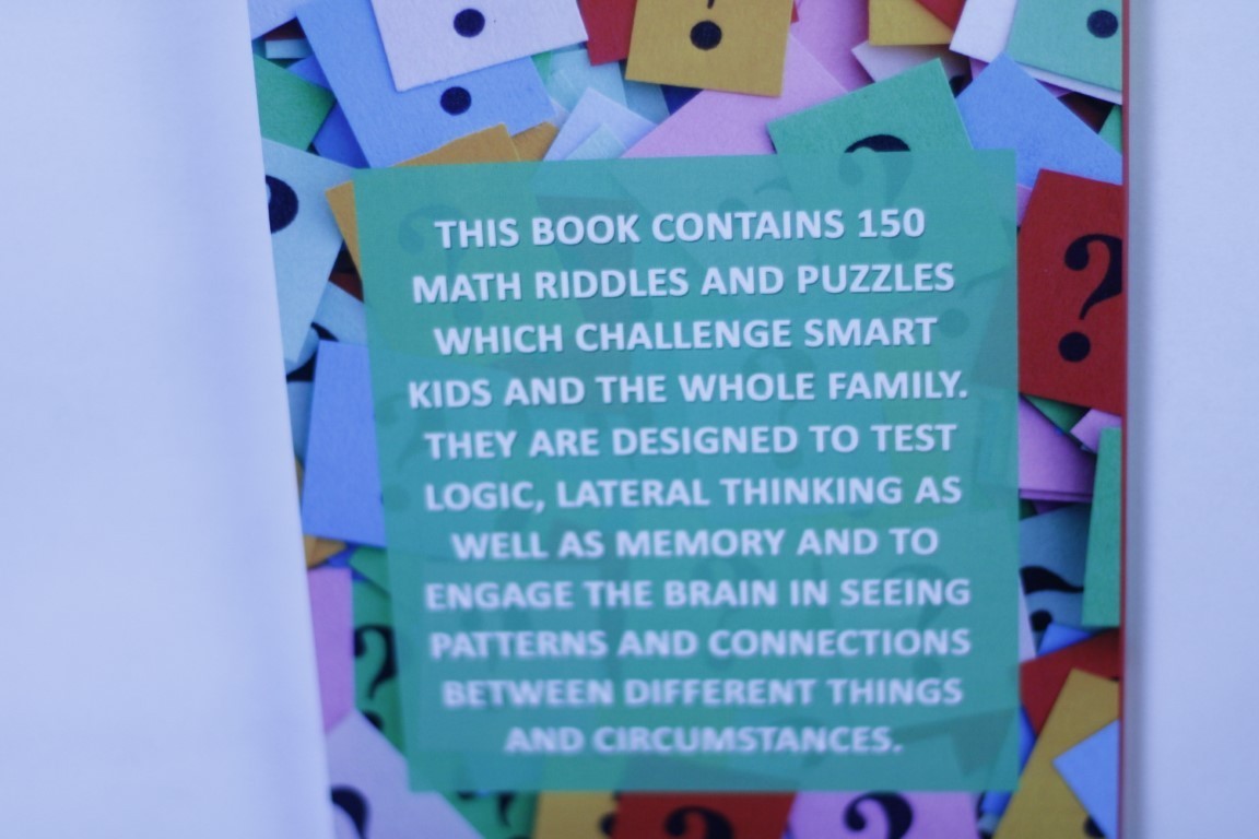 Math Riddles for Smart Kids by M. Prefontaine Math Riddles and Brain Teasers