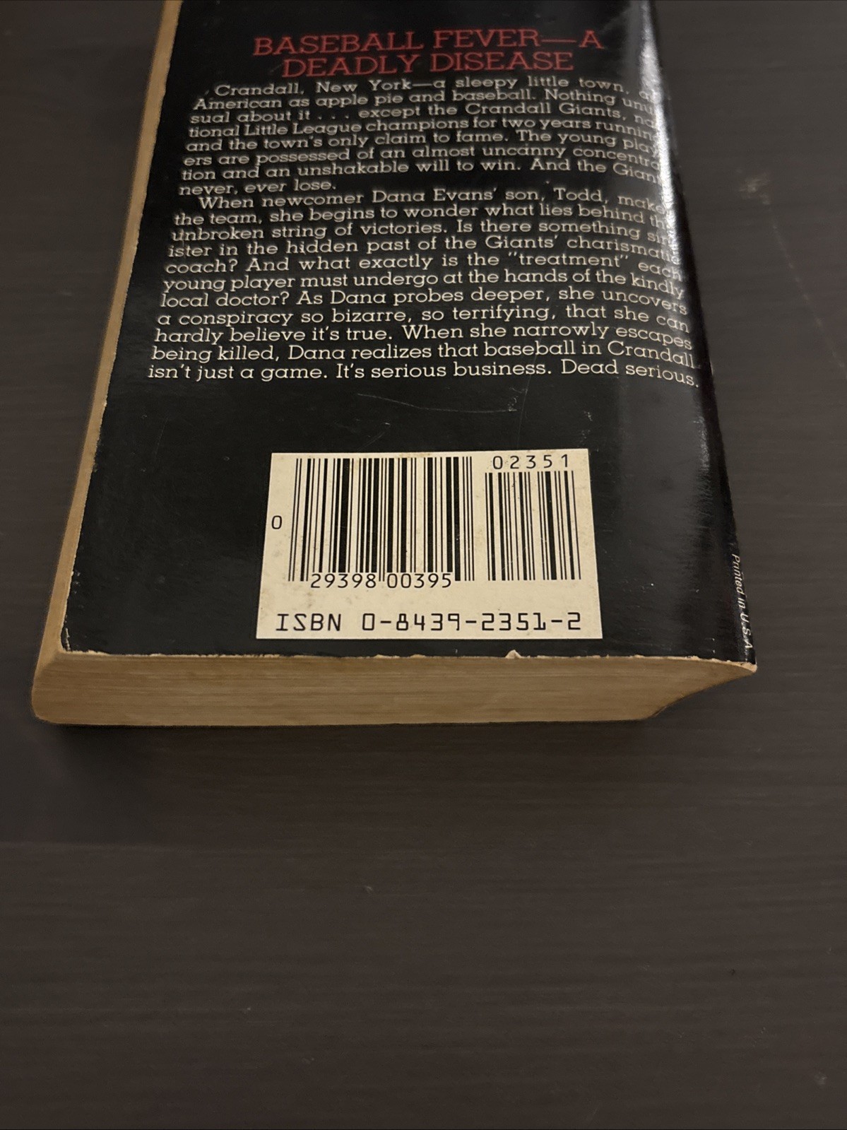 Child&rsquo;s Play Sal Conte, vintage paperback 1986 ed. 1980s horror book