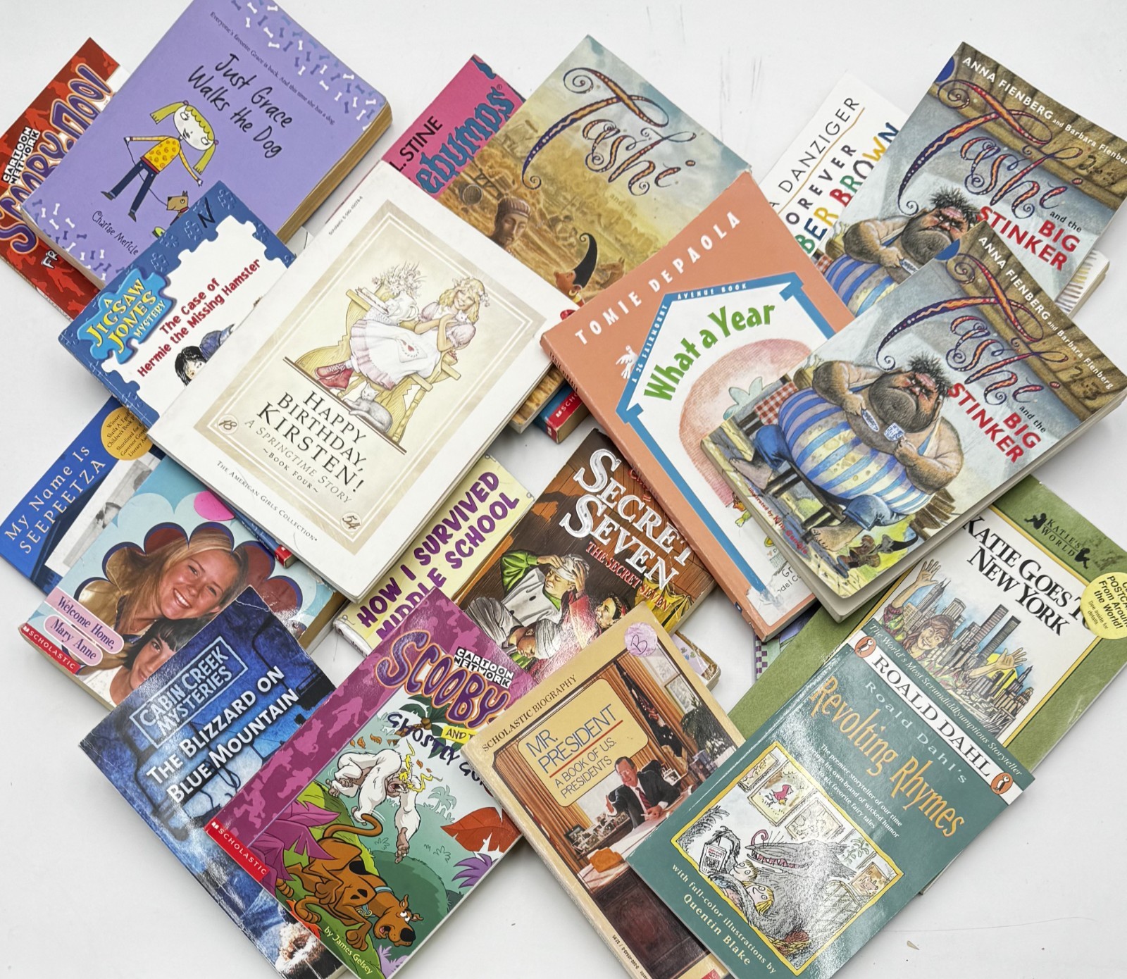 Bulk/Huge Lot of 50 of Children&rsquo;s Kids Chapter Books – Random – Free Shipping!
