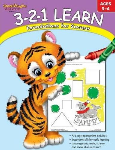 Stckvagn 3-2-1 Learn Reproducible Ages 3-4 (Paperback) 3-2-1 Learn