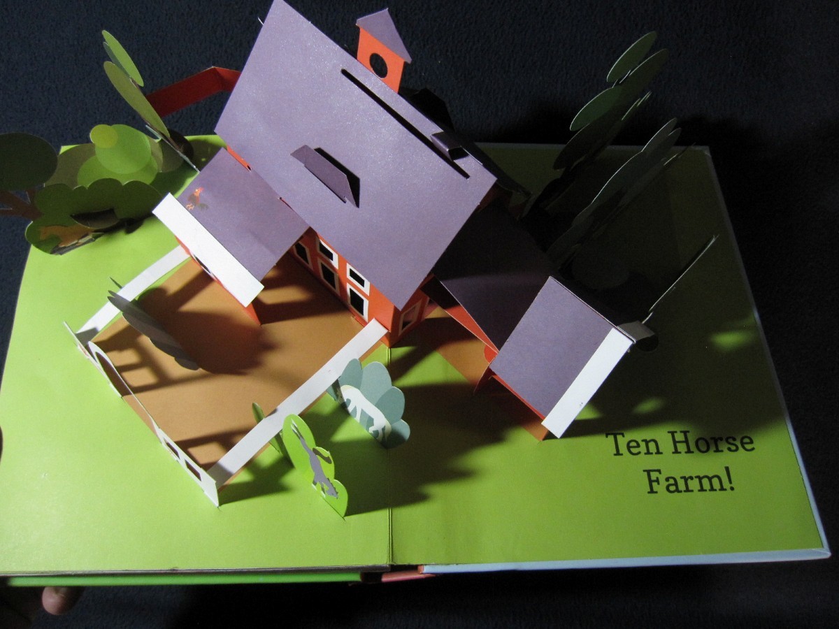 Ten Horse Farm [Hardcover Pop-Up] Robert Sabuda