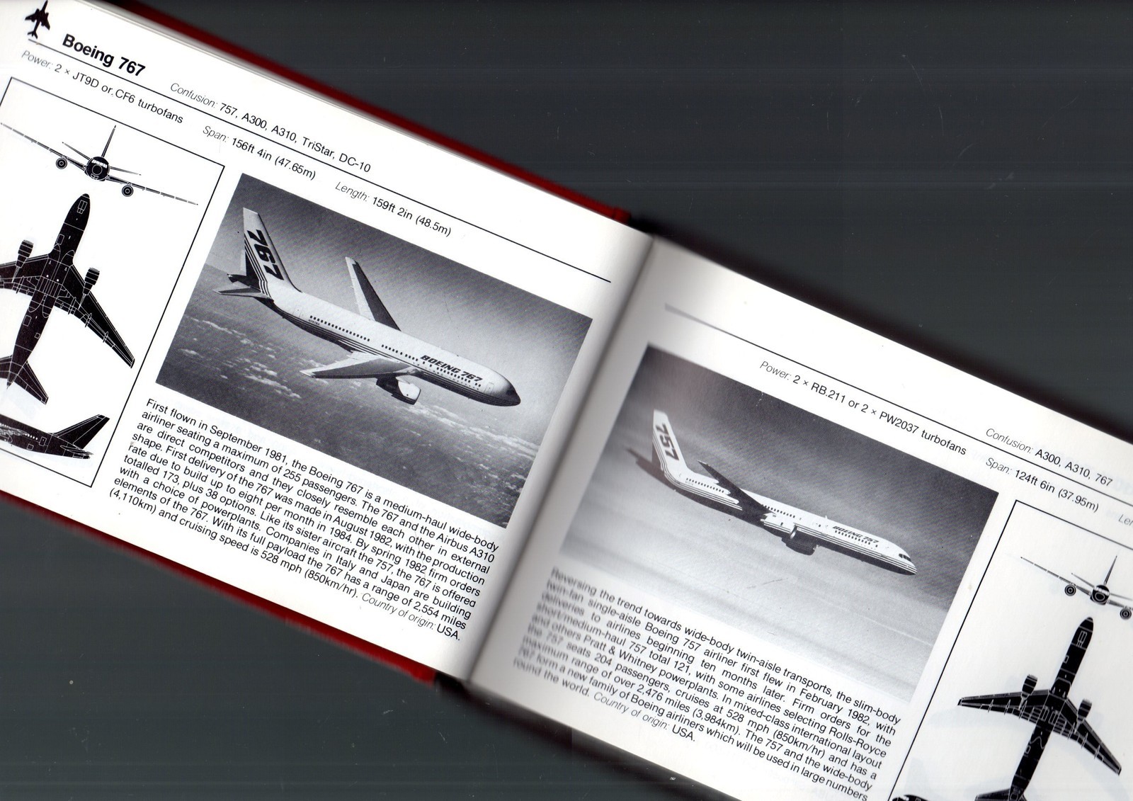 1 3/4 lb 559p Hardcover JANE&rsquo;S WORLD AIRCRAFT Recognition Handbook EC Derek Wood