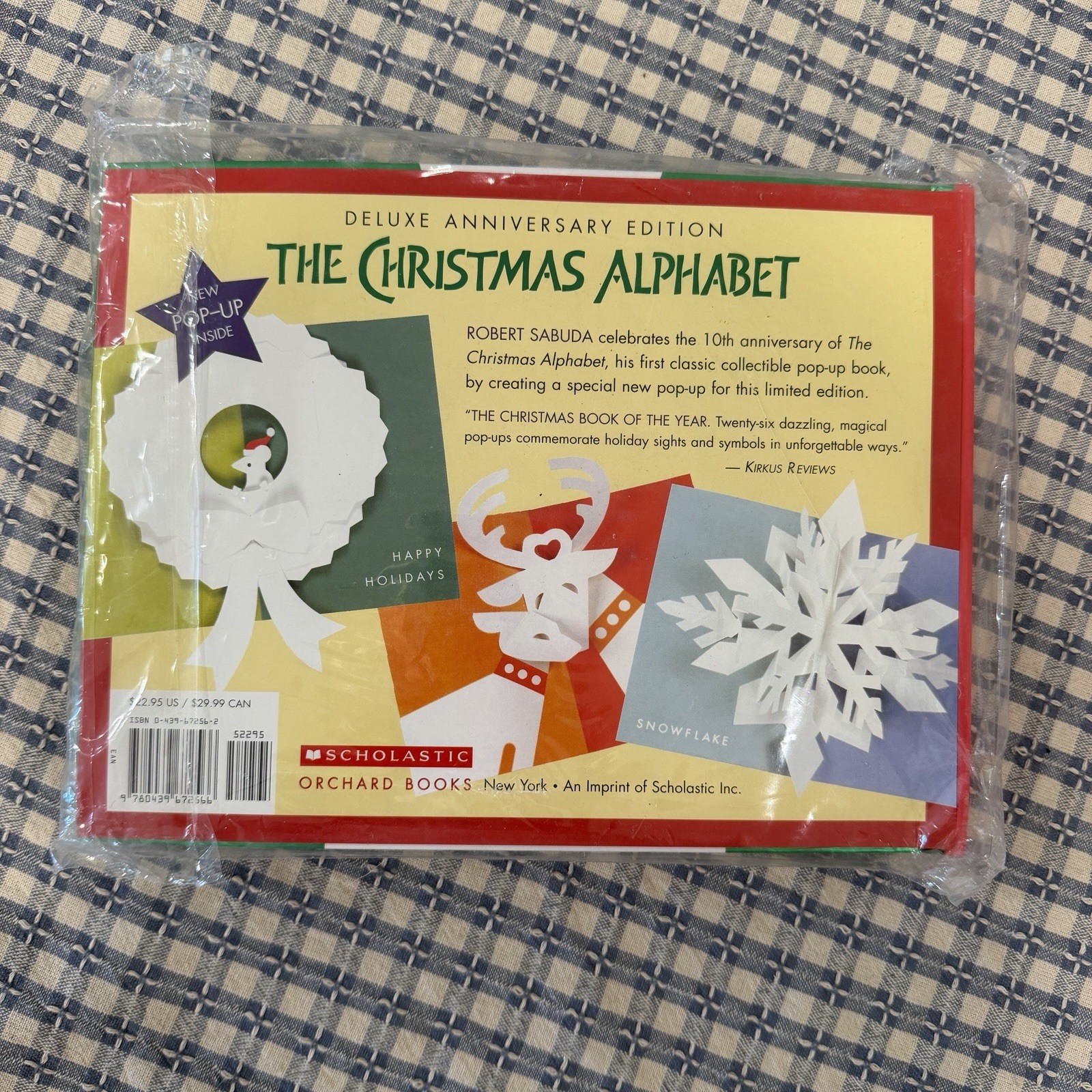 Robert Sabuda The Christmas Alphabet Pop-Up Hardcover 2004