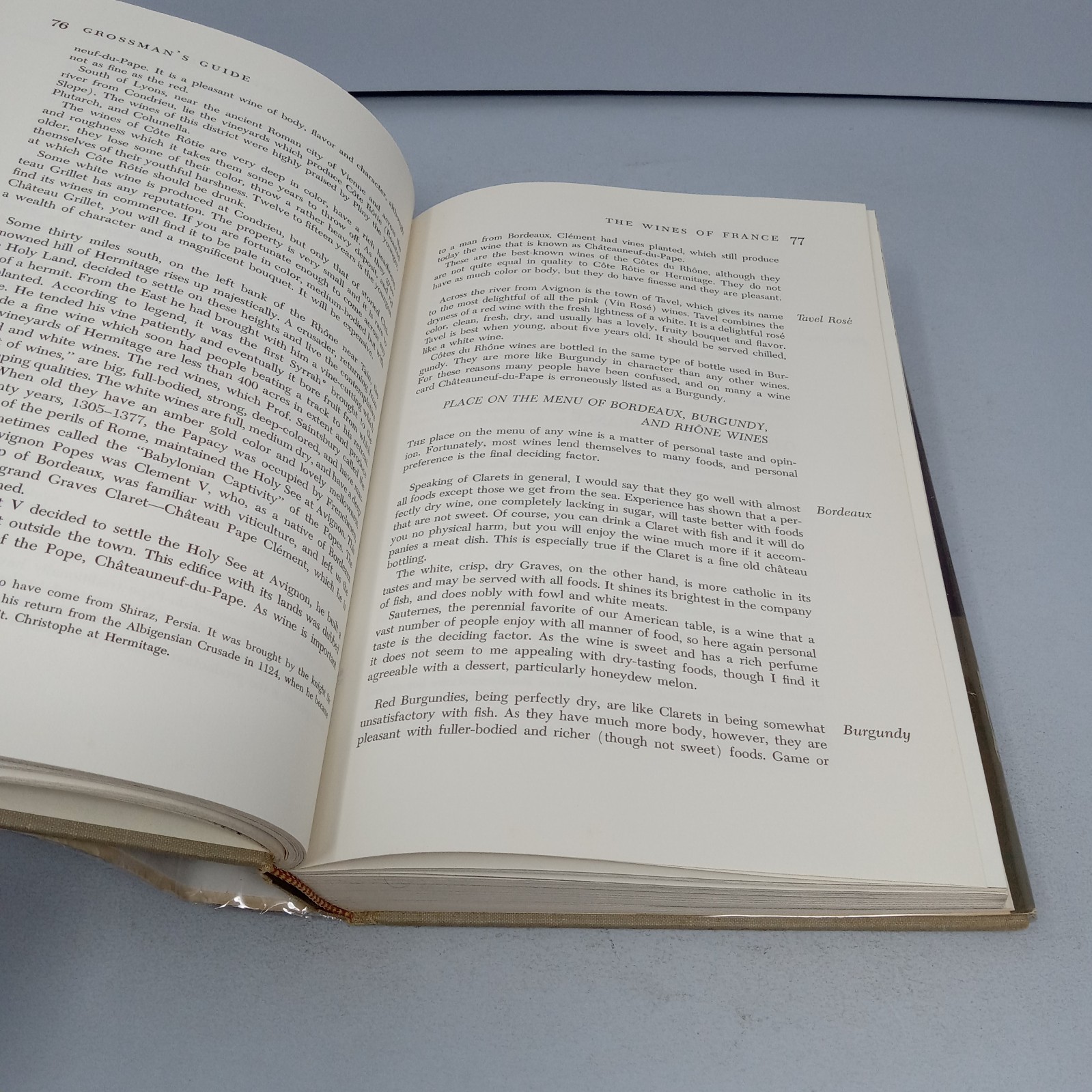 Grossman’s Guide to Wines, Spirits, and Beers: 1964 Charles Scribner’s Sons HC
