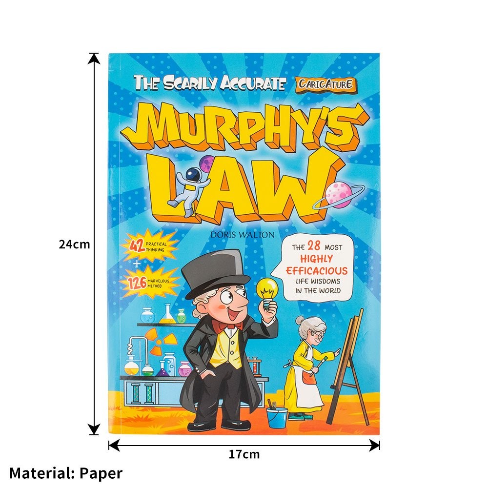 Murphy&rsquo;s Law Learning Book for Kids 8-12 with 128 Pages Paperback Illustrated OY