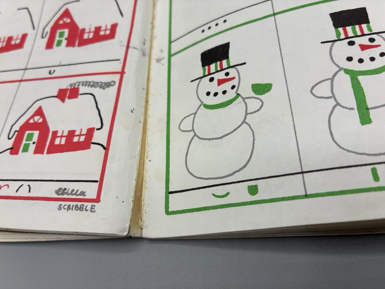 RARE Ed Emberley&rsquo;s Christmas Drawing Book 1987 Softcover Vintage 30 Pages