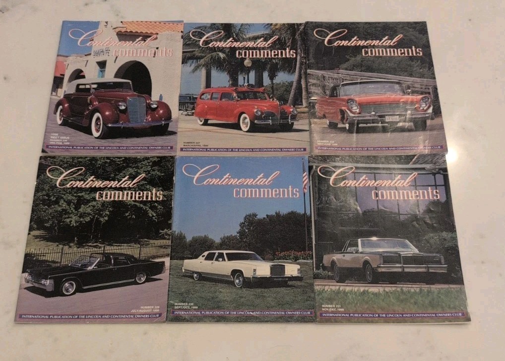 1990&rsquo;s CONTINENTAL COMMENTS LINCOLN MAGAZINE HUGE LOT (51)