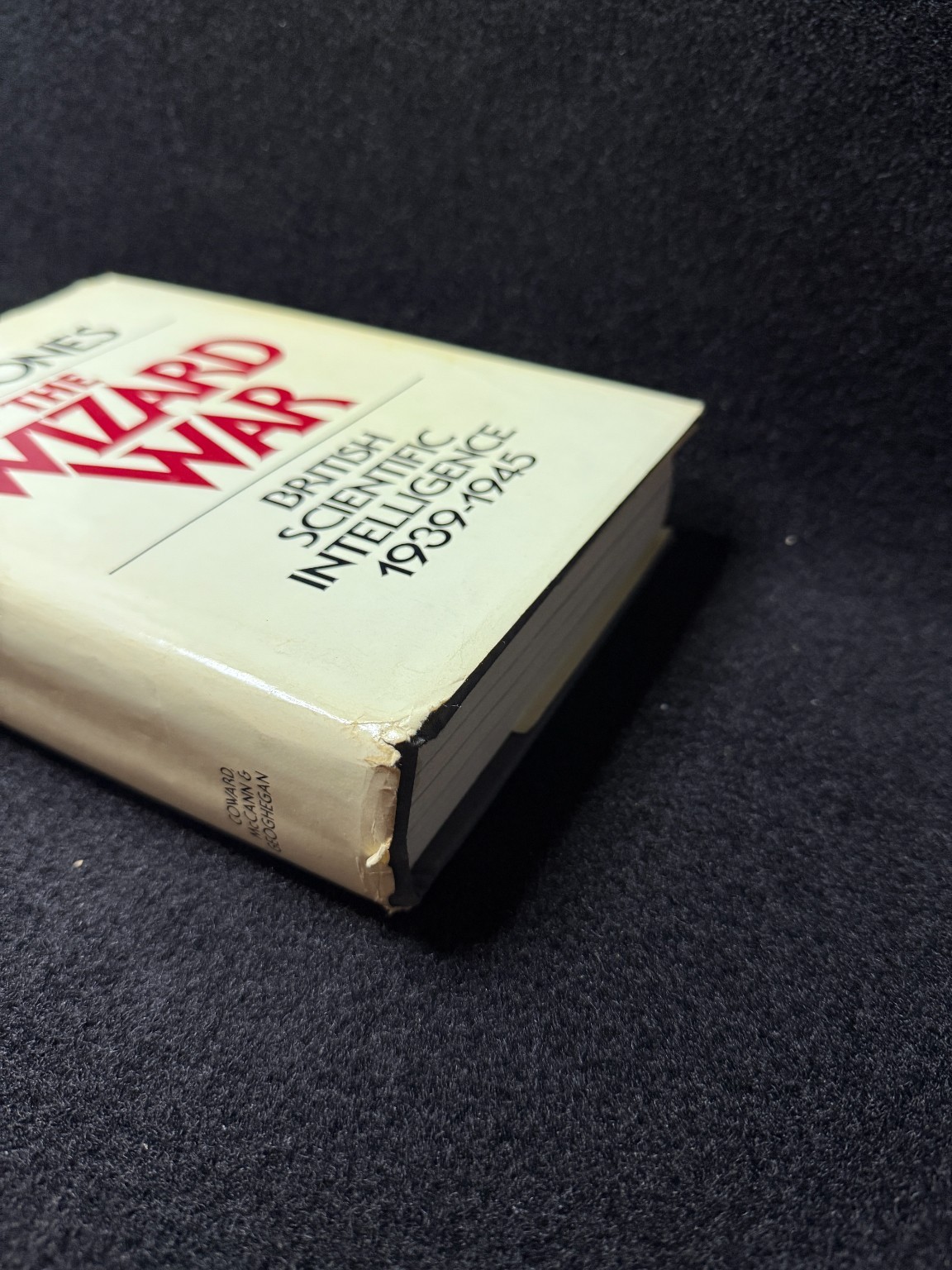 The Wizard War R.V. Jones British Scientific Intelligence 1978 HC DJ