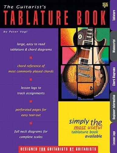 The Guitarist&rsquo;s Tablature Book – Blank Guitar Tab Paper – Paperback – GOOD
