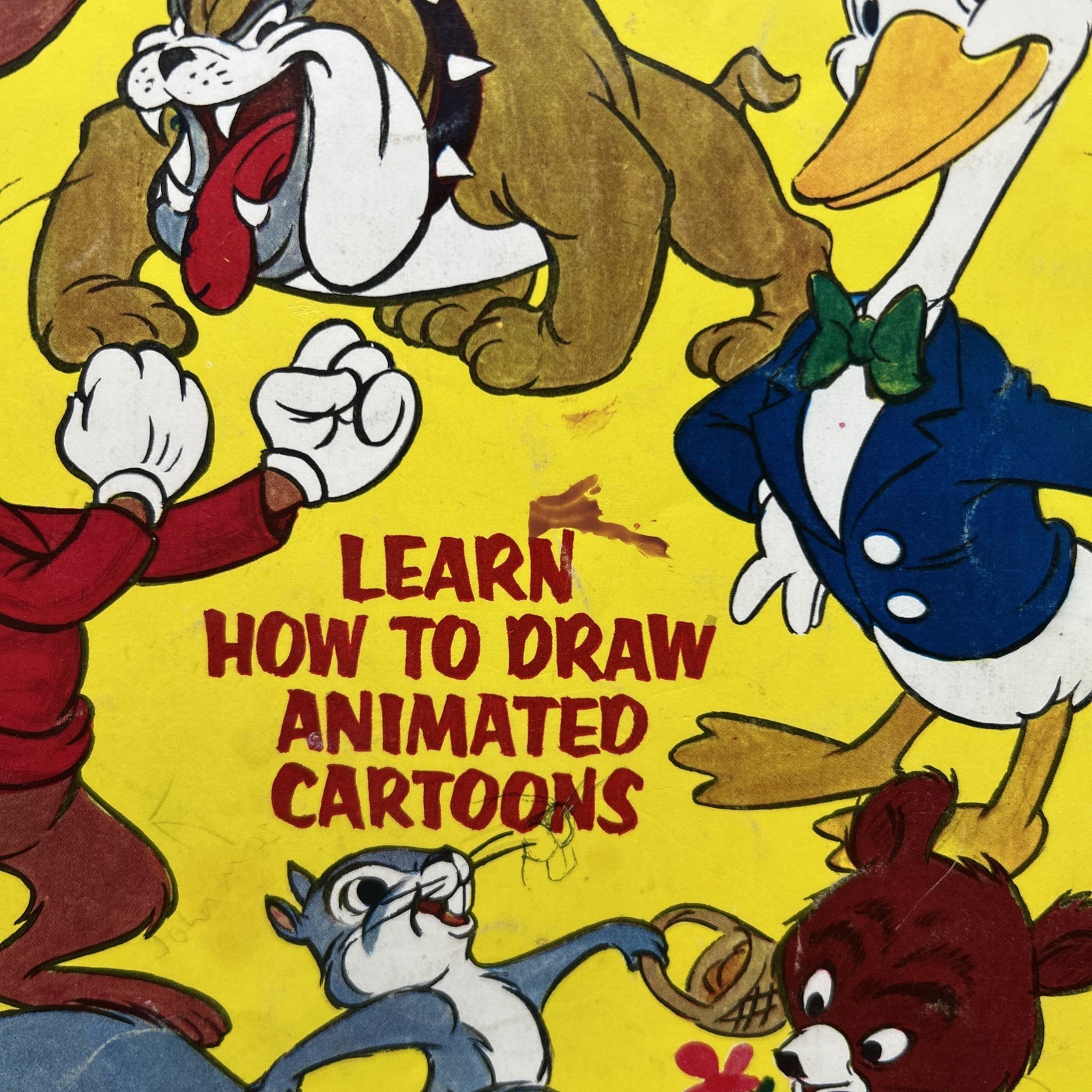 ANIMATION by Preston Blair Art Instruction Book in Walter Foster Series 1950&rsquo;s