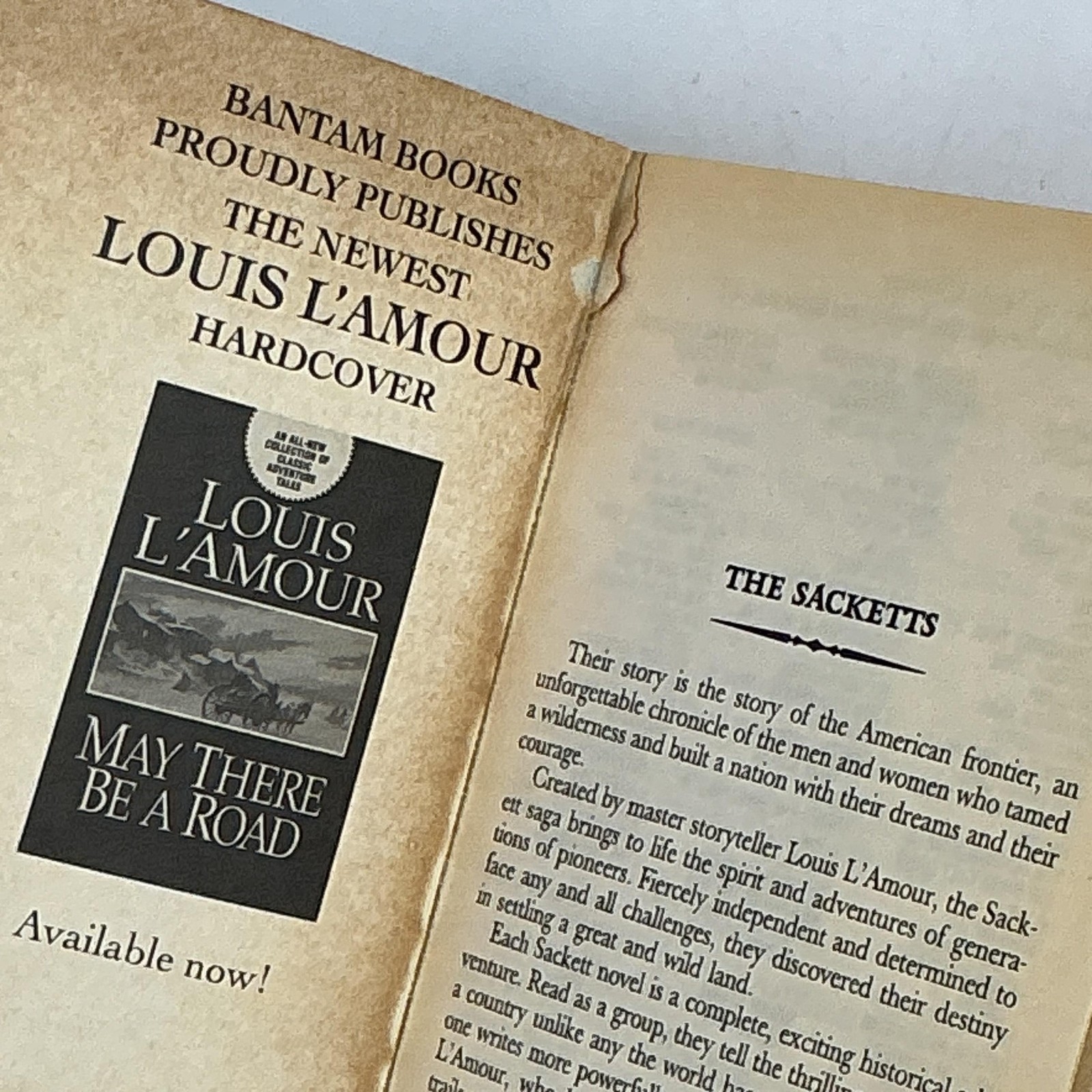 Vintage Louis L&rsquo;Amour Lot Of 10 Paperback Books Bantam Assorted Western USA