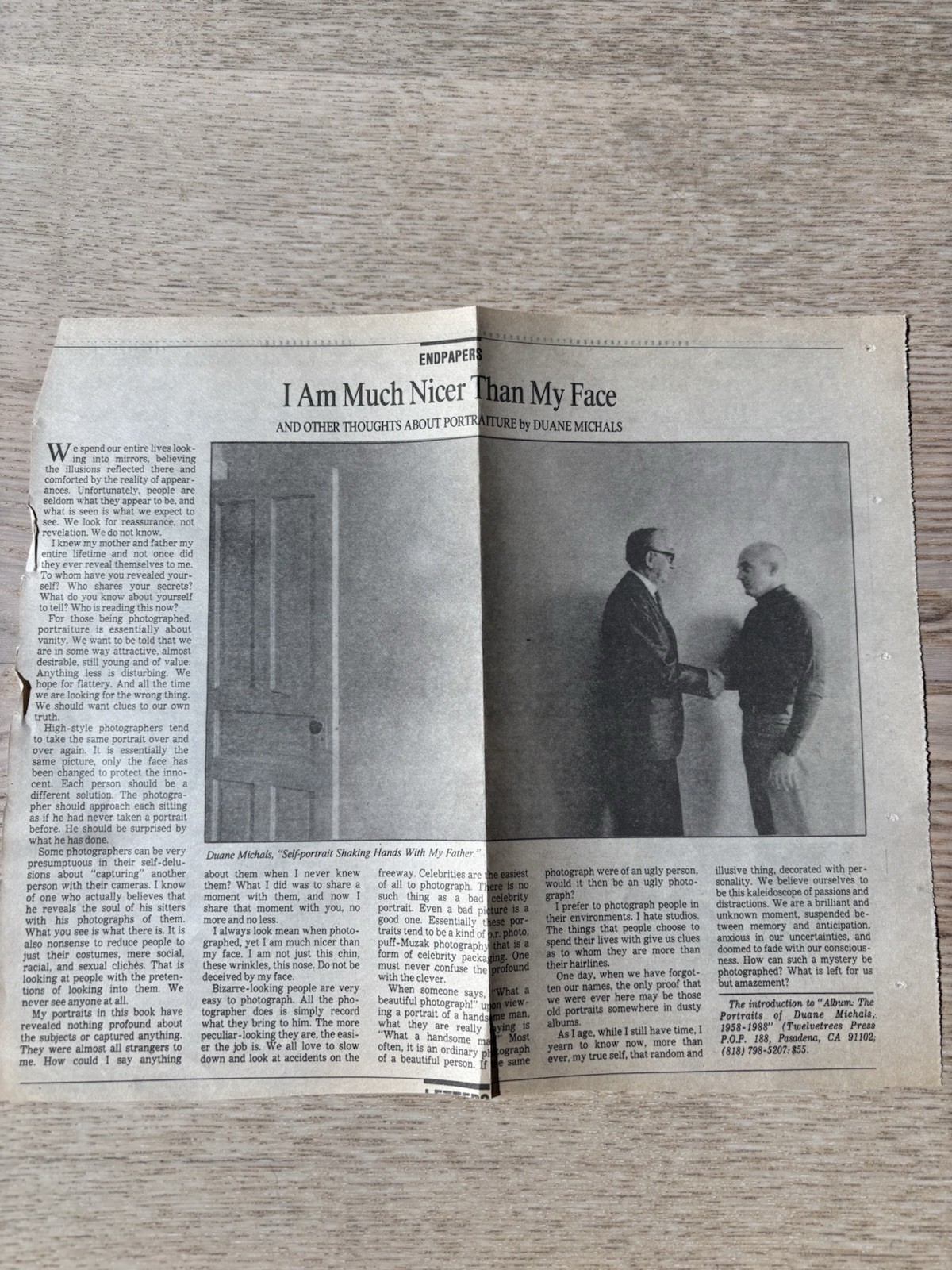 Vintage Limited Edition The Nature of Desire by Duane Michals 1986 Hardcover