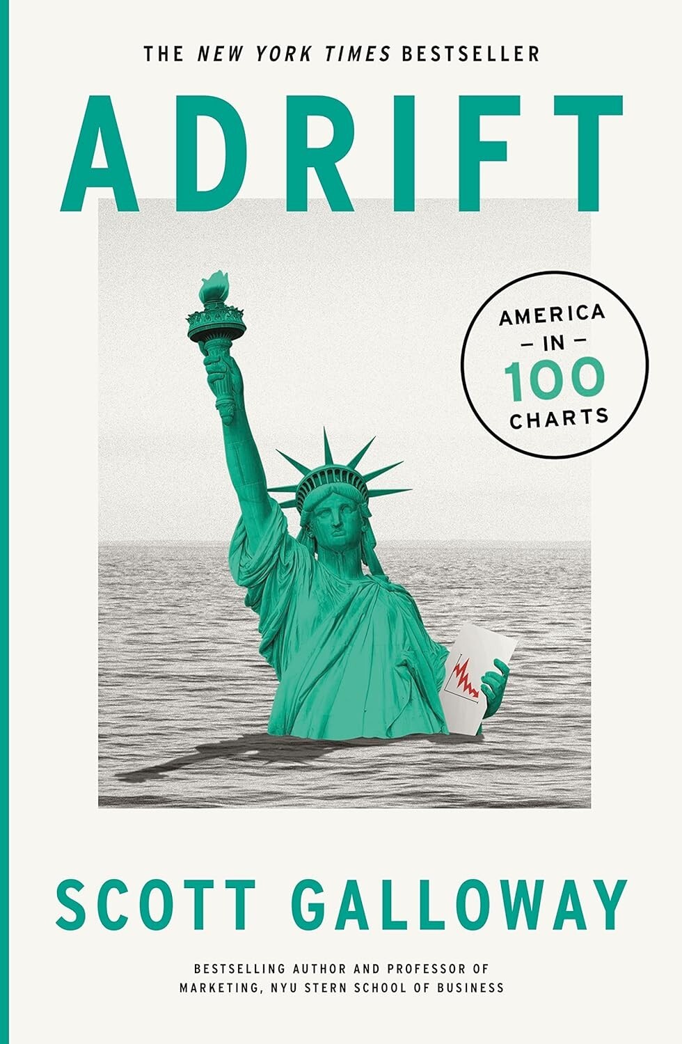 Adrift : America in 100 Charts by Scott Galloway (Paperback 2022) – NEW