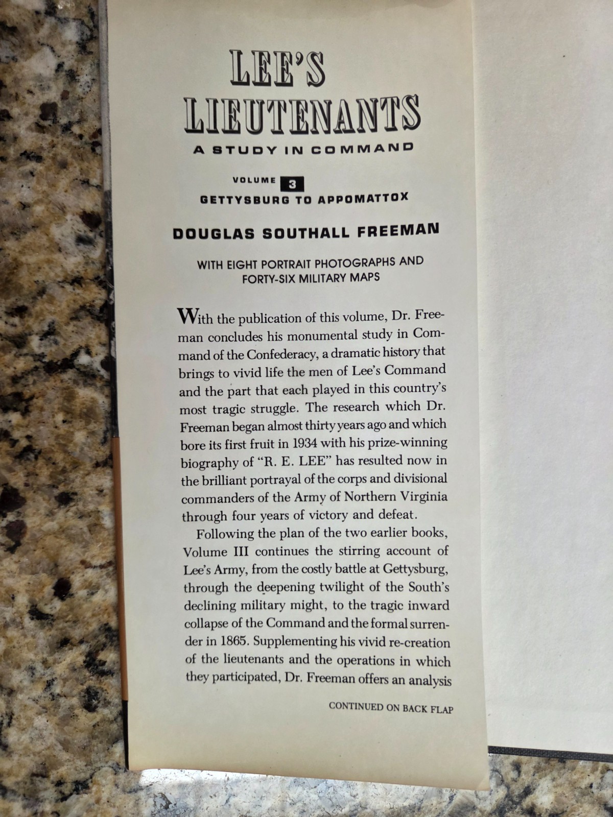 Lee&rsquo;s Lieutenants Douglas Southall Freeman 3 Volume Set Civil War Robert E Lee