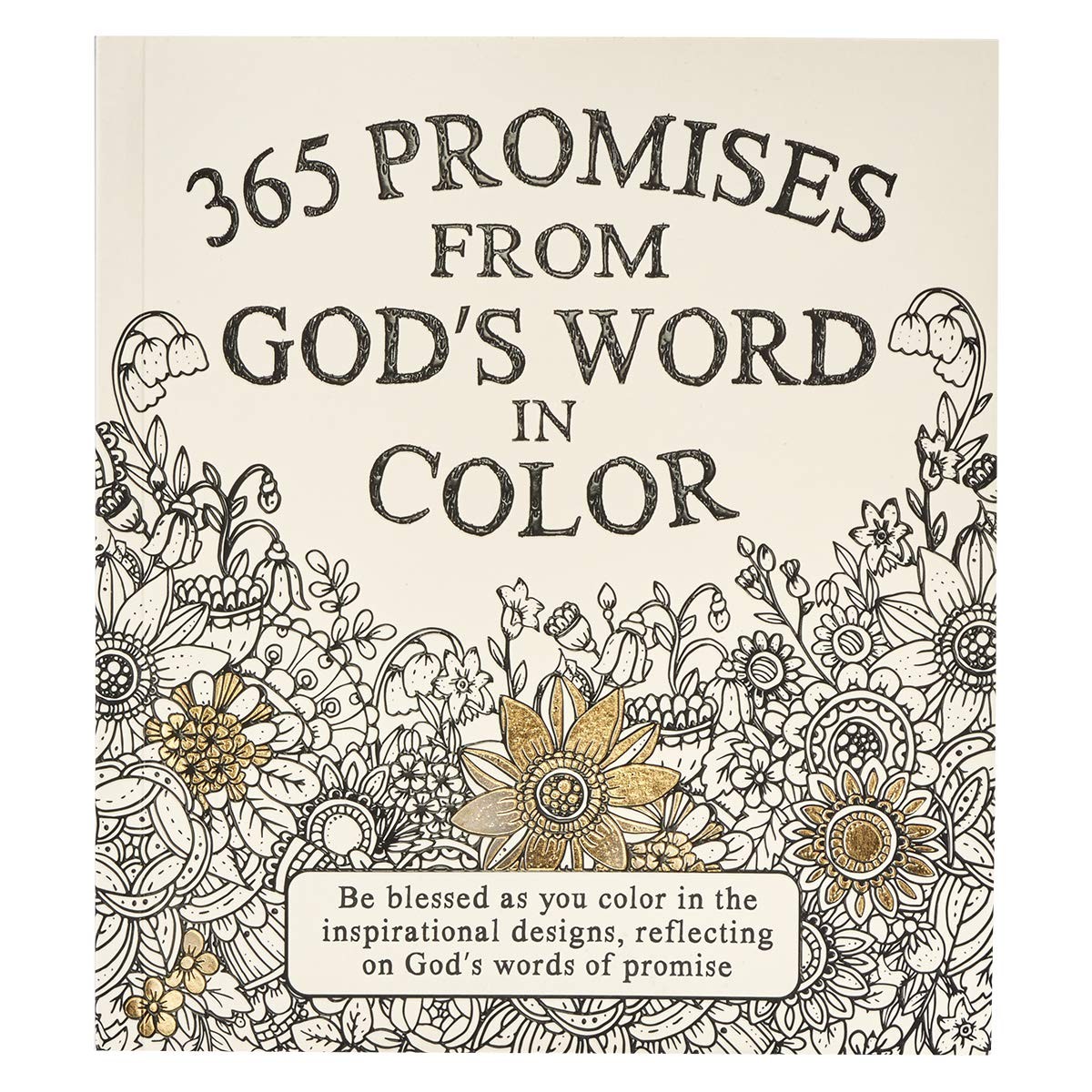365 Promises From God&rsquo;s Word In Color: Scripture and Coloring Pages, Compact…