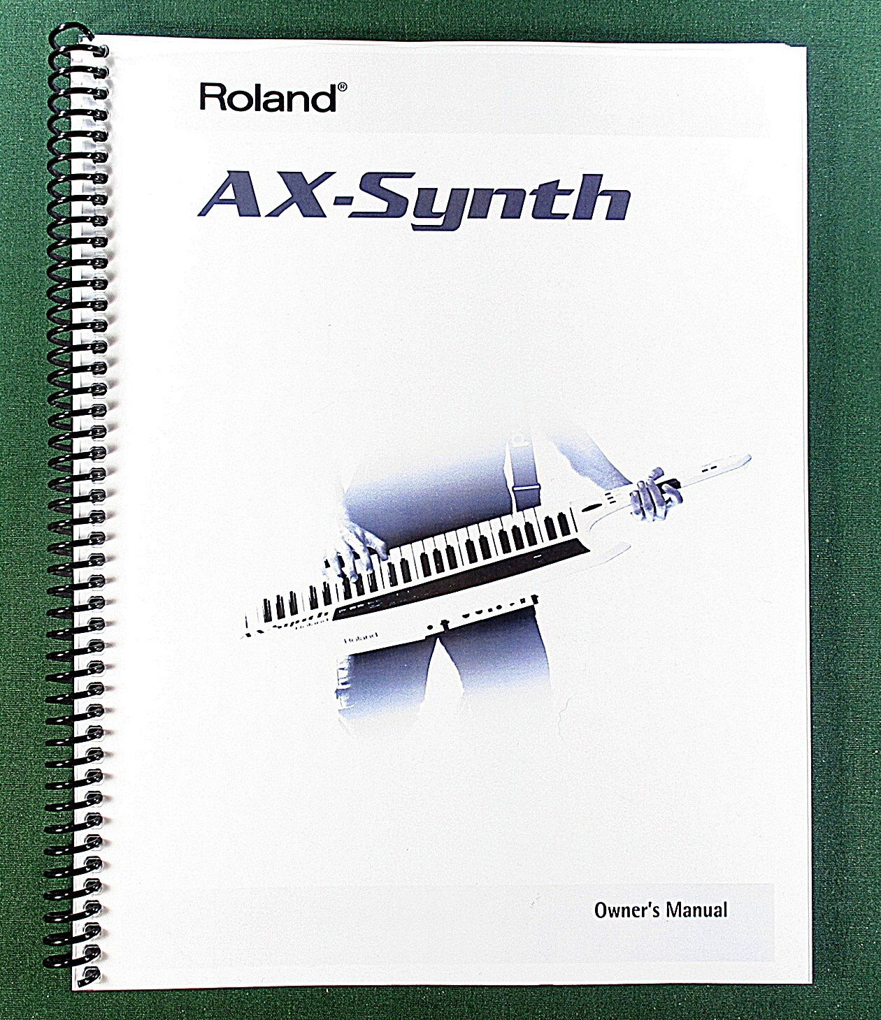 Roland AX-Synth Owner&rsquo;s Instruction Manual: 44 Pages & Protective Covers!