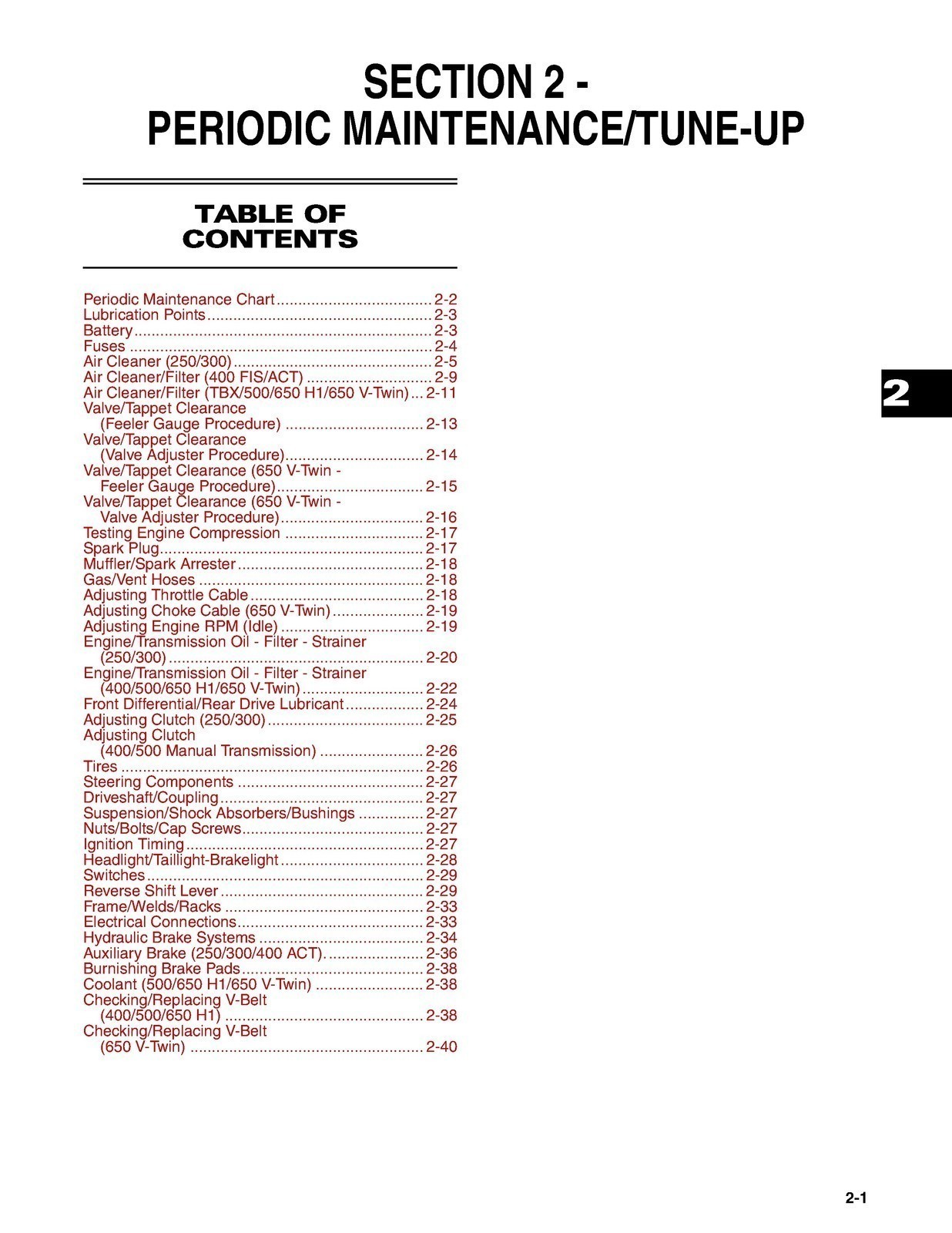 ARCTIC CAT 400 4X4 ATV 2005 Service Manual, FASTENED – JACKET – XL FOLDOUT PAGES