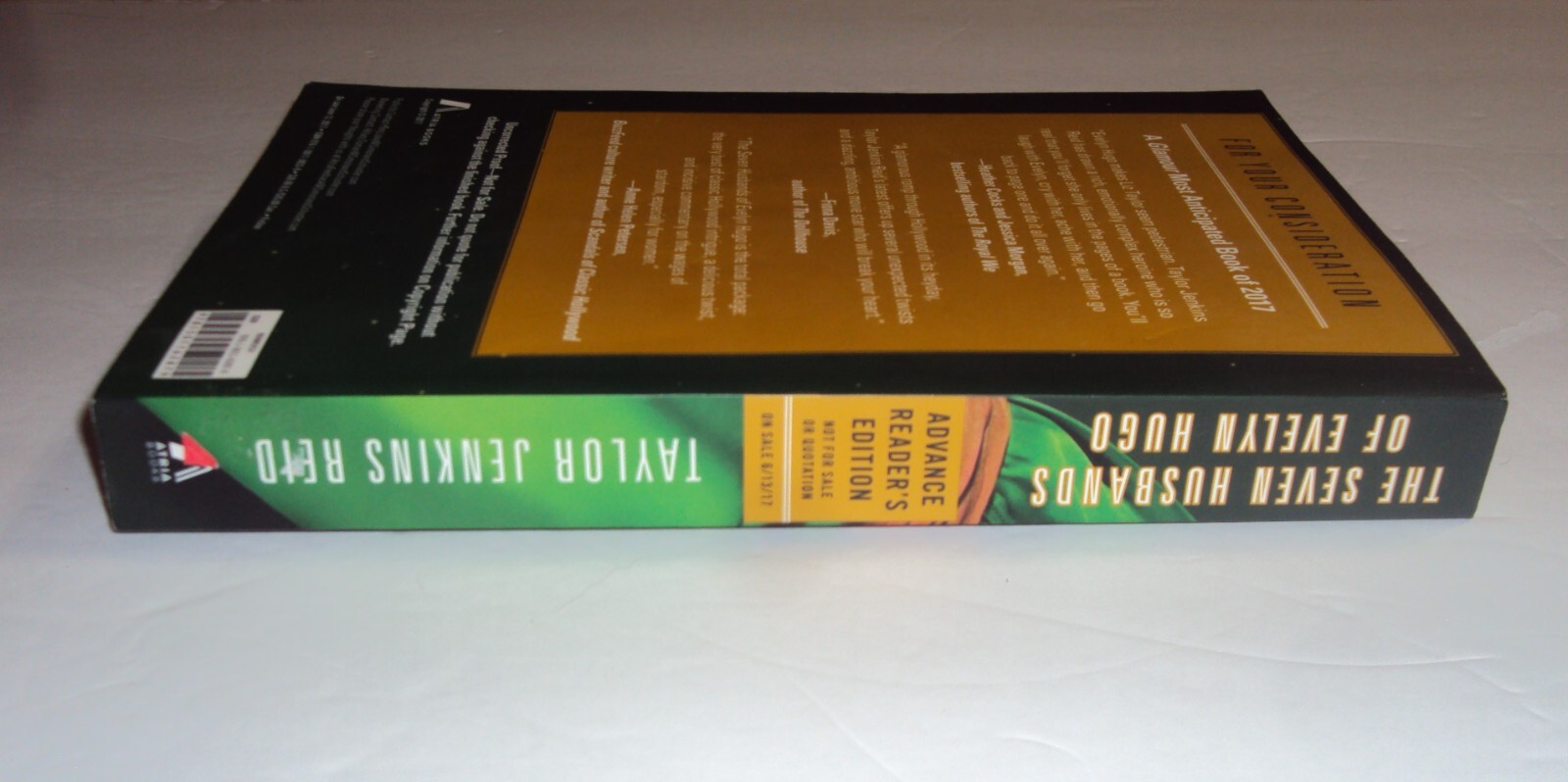 ARC The Seven Husbands of Evelyn Hugo ADVANCE READER&rsquo;S COPY Taylor Jenkins Reid