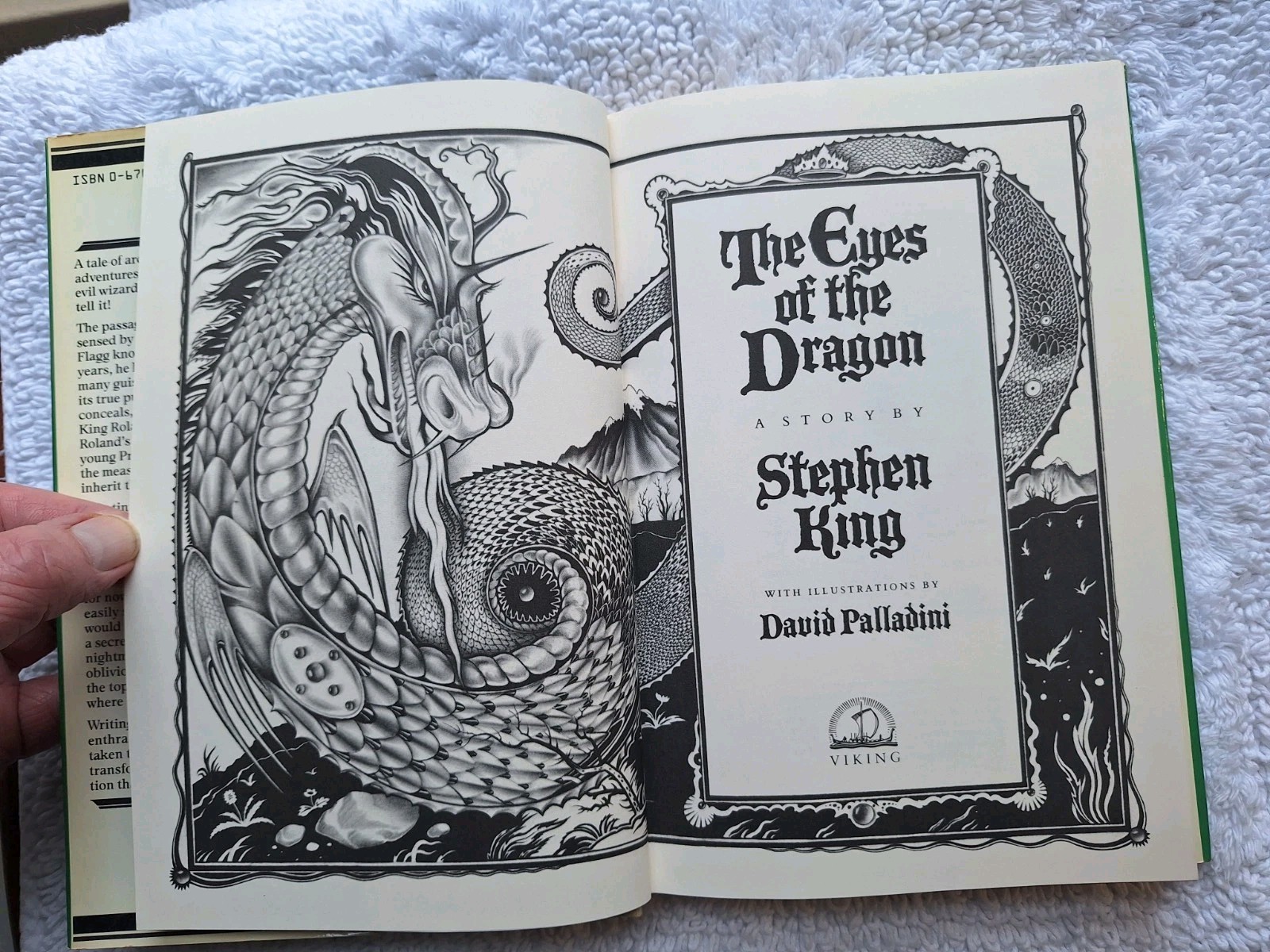 Stephen King The Eyes of the Dragon Hardcover First Edition ? 1987