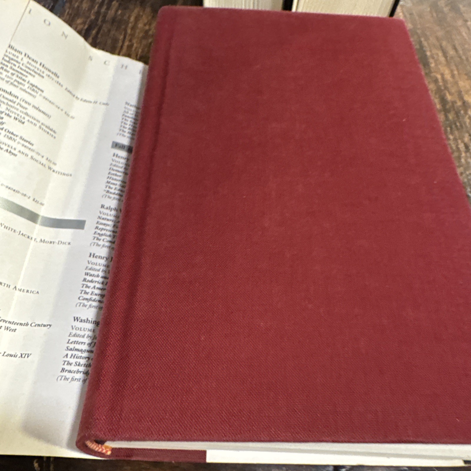 3 The Library of America HOWELLS 1982, WHITMAN 1982, STOWE 1982