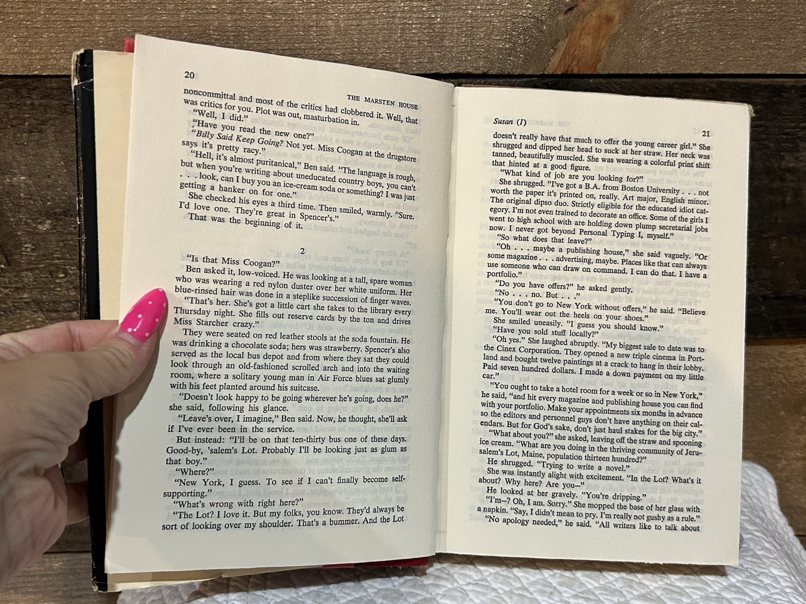 SALEM&rsquo;S LOT by Stephen King (1975, Hardcover) Book Club Editition