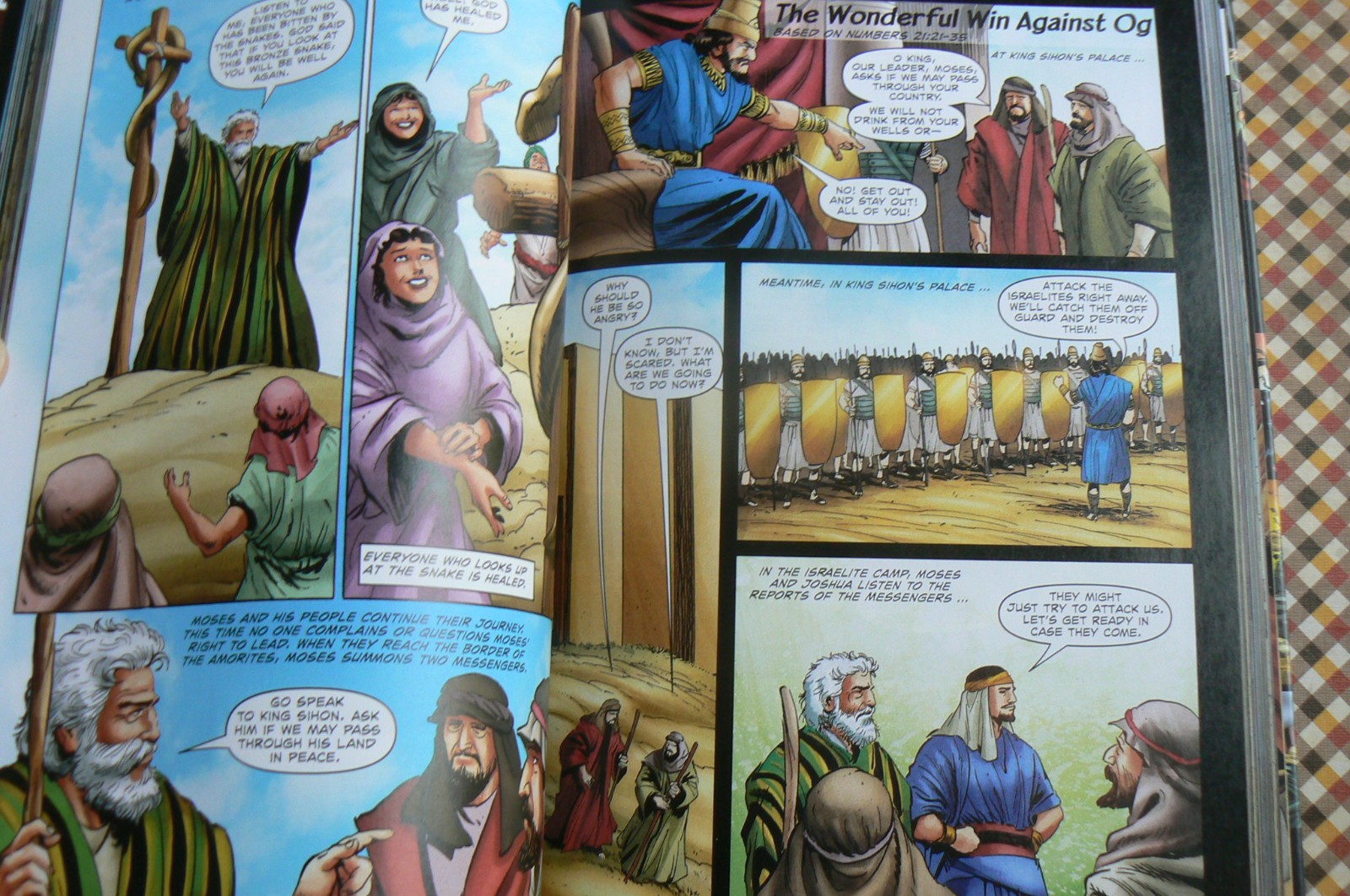 Action Bible,God&rsquo;s Redemptive Story,Graphic Narrative,Sergio Cariello 1st Ed HC