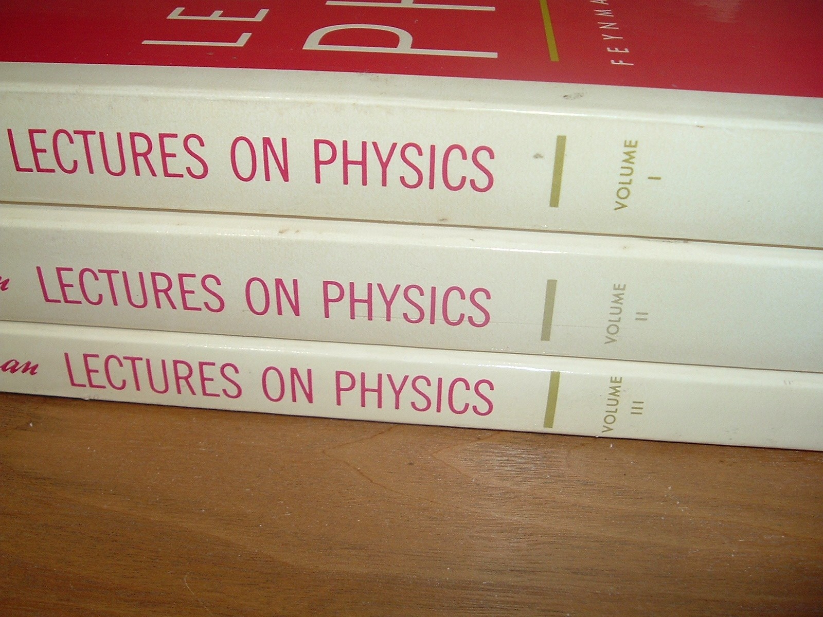 Lot Of 3 Volume Set The Feynman Lectures On Physics PB Books 1975 5th Printing