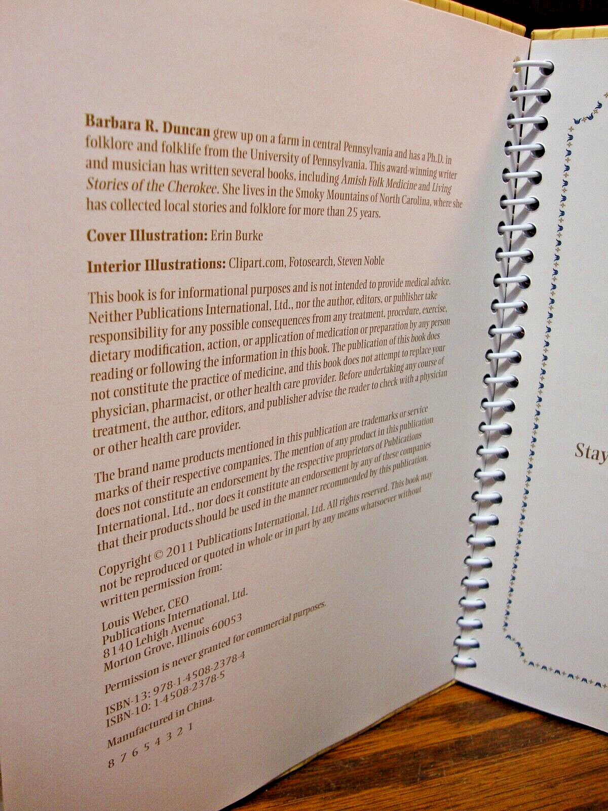 « 100s of Amish Hints&rsquo; Hardback Spiral Bound Book~by Barbara Duncan 2011 K21