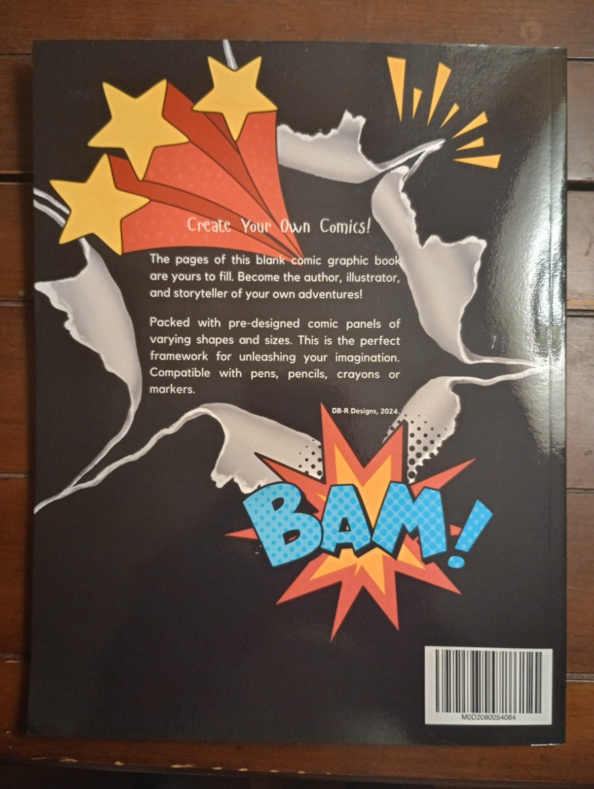 Limited Time Offer Debut! Blank Comic Book: Draw Your Own! 8.5×11&Prime; / 108 pages