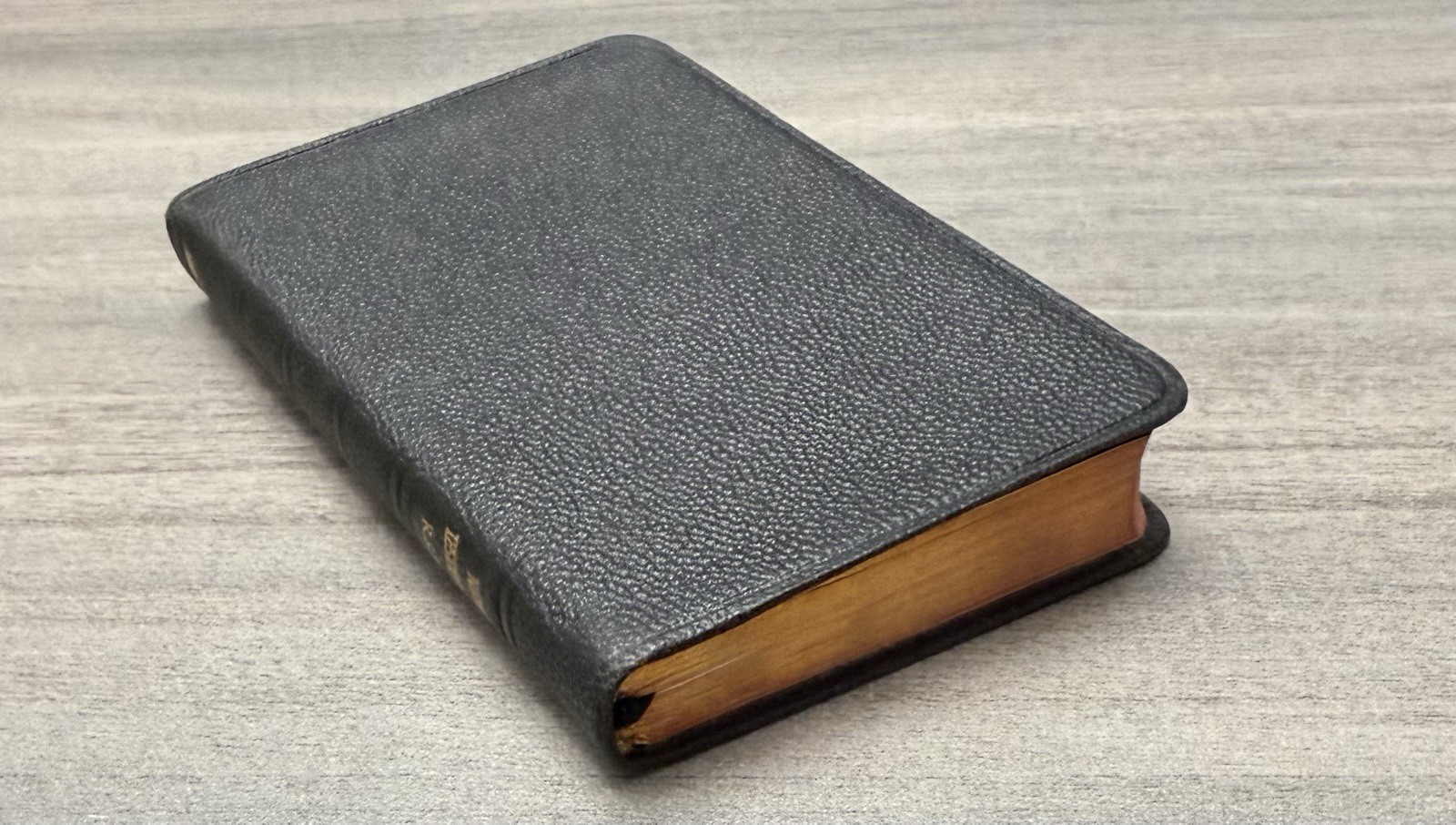VTG Thinline 1946 Pocket New Testament RSV Black Leather 691X Nelson ~ 4.9&Prime; x 3&Prime;