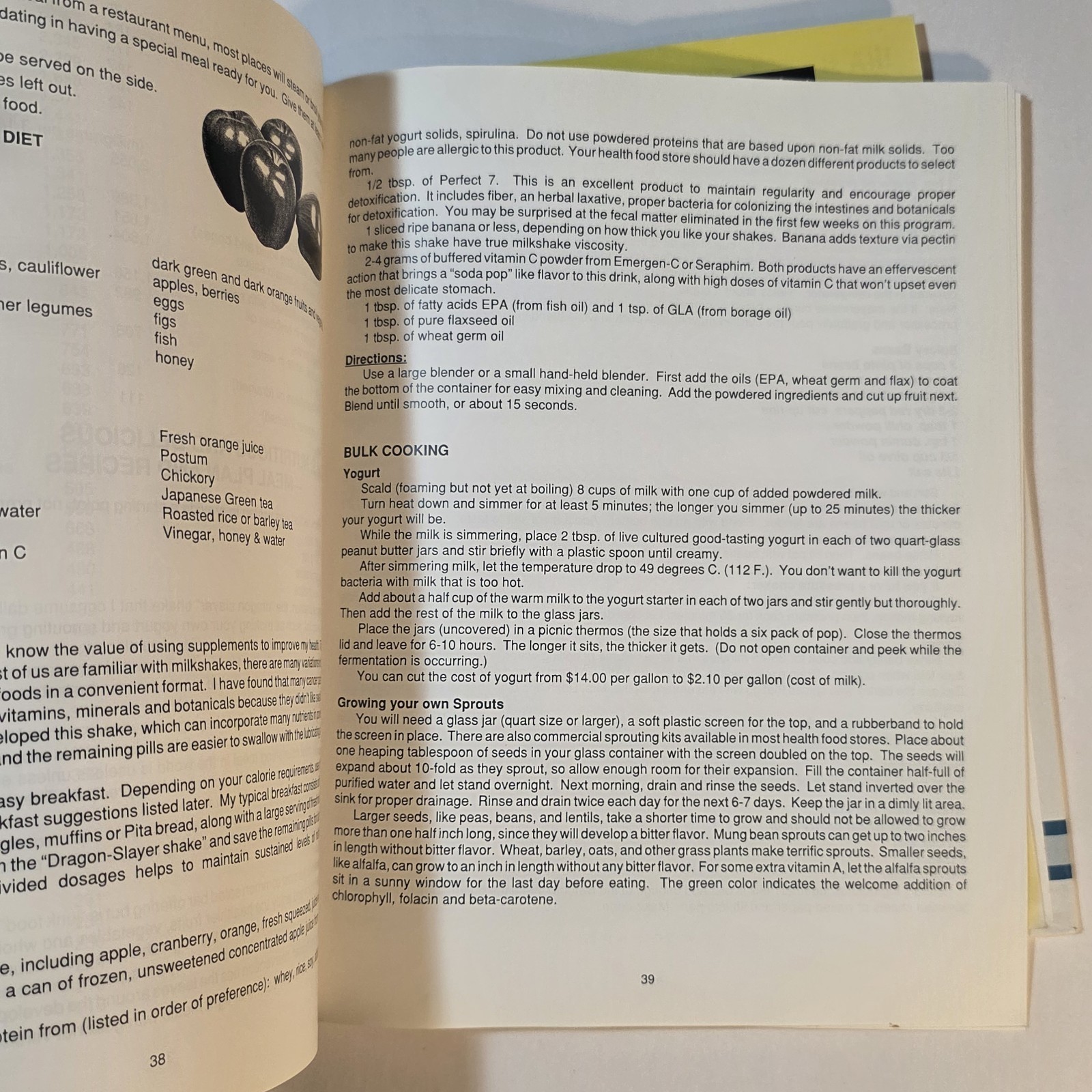 Vita-Mix Whole Food Recipes 3-Ring Binder and Owner&rsquo;s Manual 2000 USA