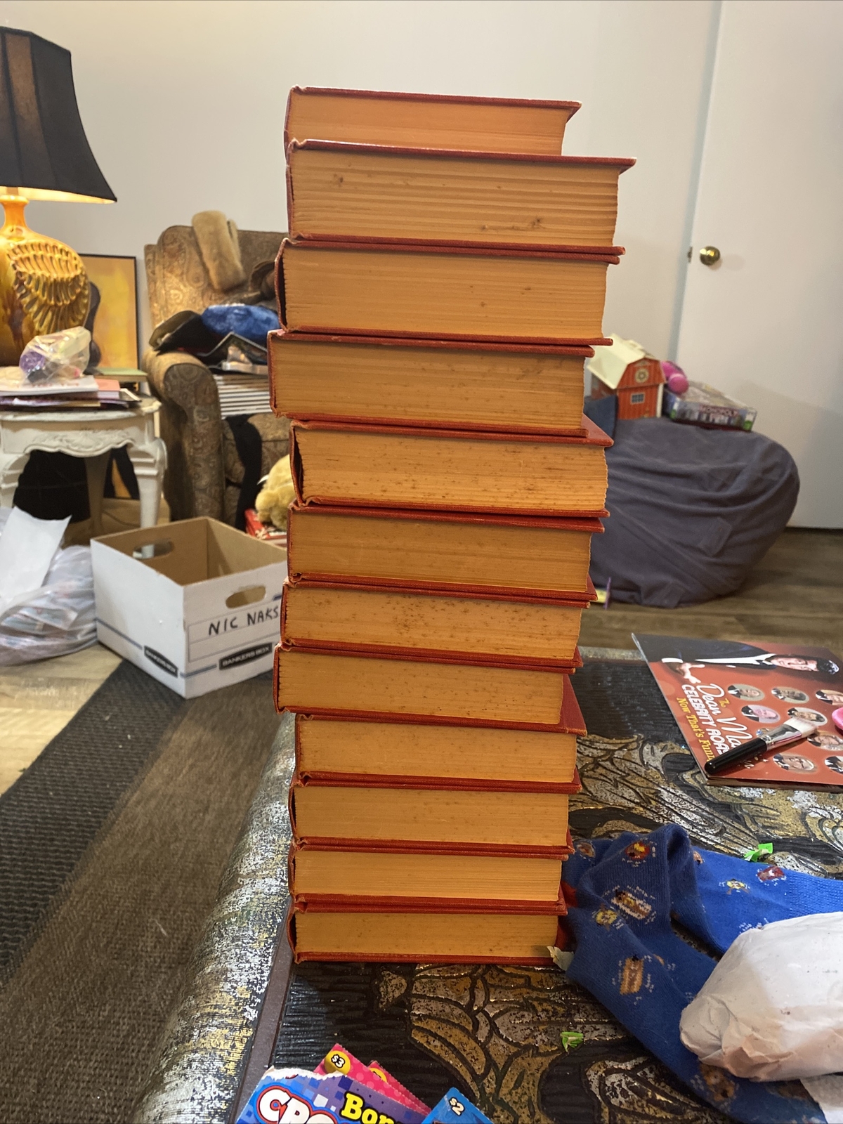 CLASSICS LOT OF 23 “THE WORKS OF“ LACK&rsquo;s READERS SERVICE CO BOOKS, RED COVER