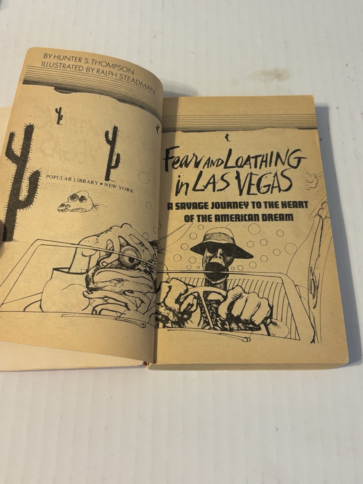 Fear and Loathing in Las Vegas by Hunter S. Thompson 1971 Paperback