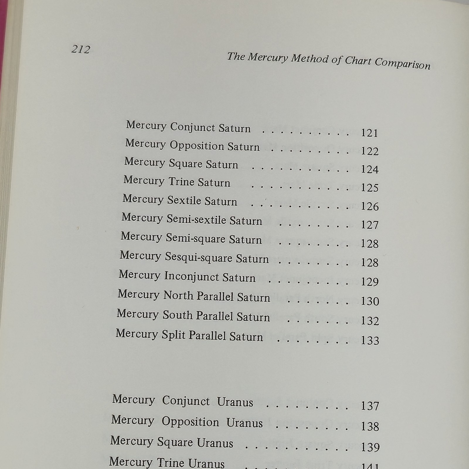 The Mercury Method of Chart Comparison by Lois M Rodden Hardback Book 1973 VTG
