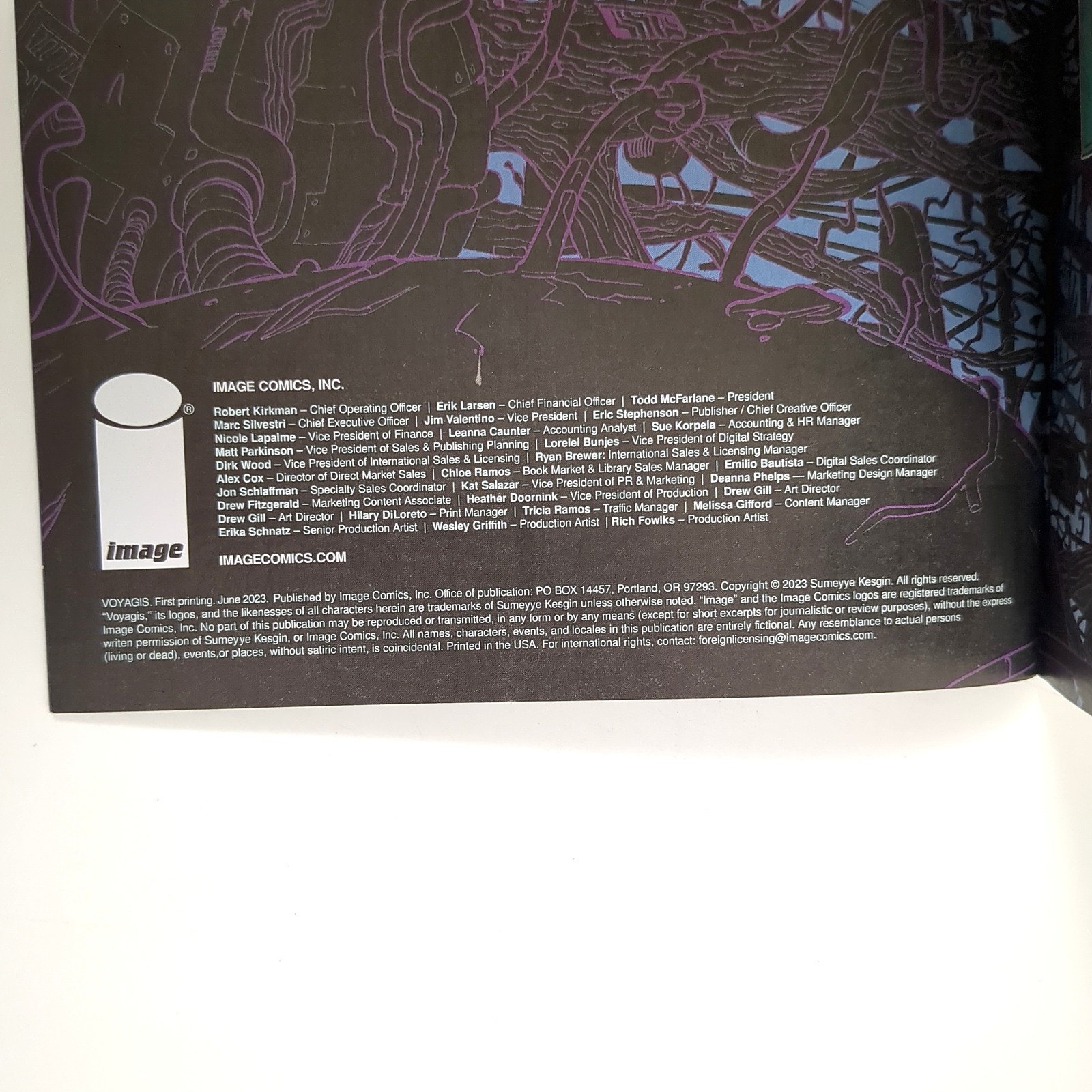 Voyagis Sci Fi Adventure Graphic Novel Paperback Book Sumeyye Kesgin 2023