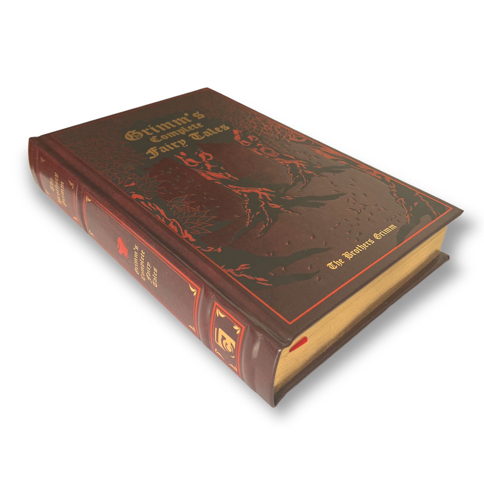 New GRIMM&rsquo;S COMPLETE FAIRY TALES Deluxe Leather Bound Classics by Margaret Hunt