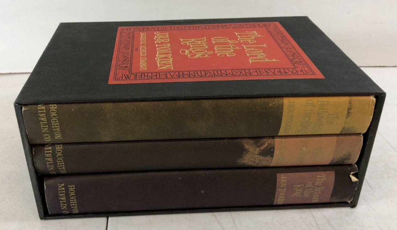 Lord Of The Rings Trilogy J.R.R. Tolkien 2nd Second Edition Maps 1965 Box Set
