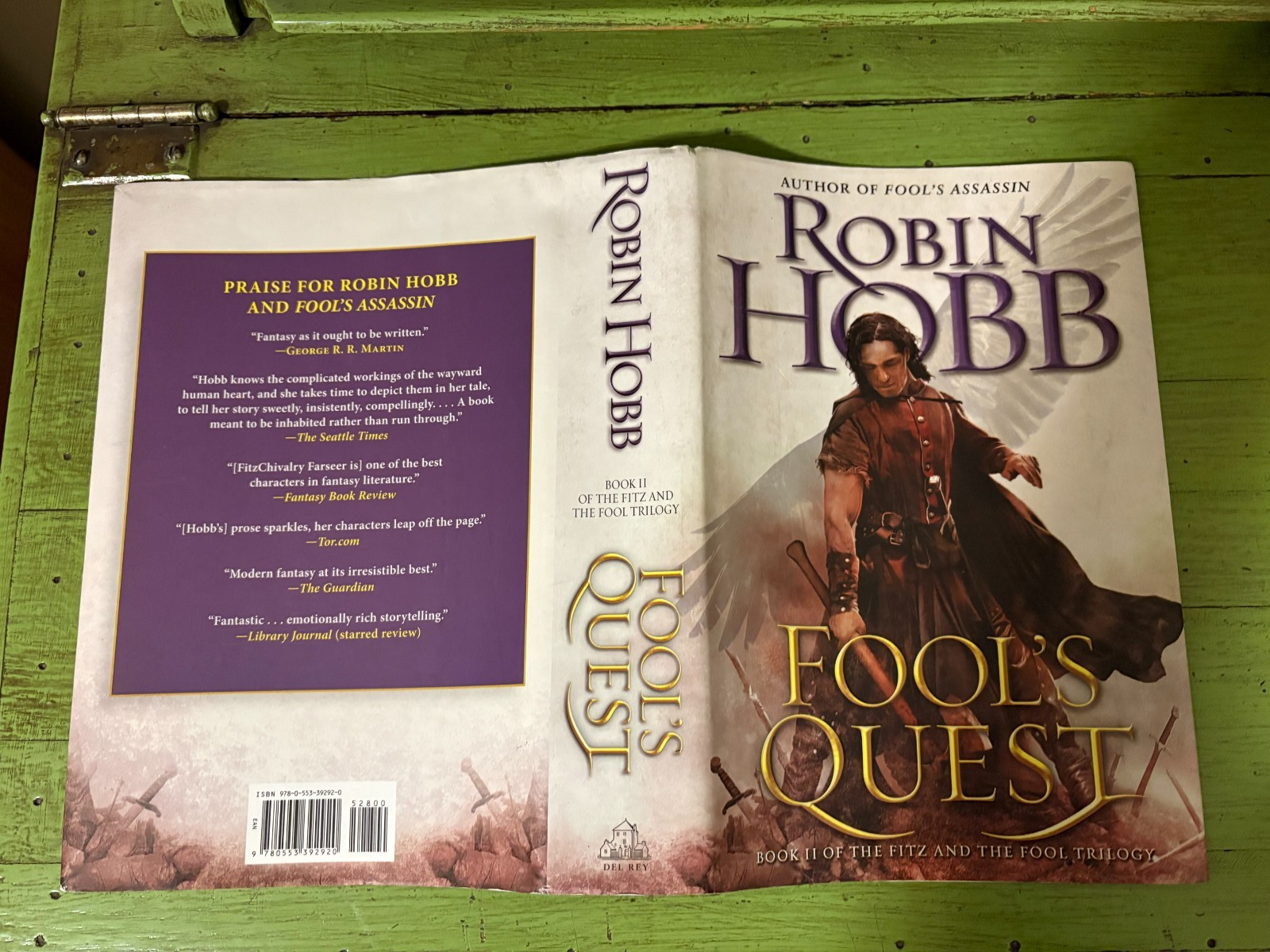 Robin Hobb Fool&rsquo;s Quest Fitz and The Fool Series #2 Hard Cover DJ Like New