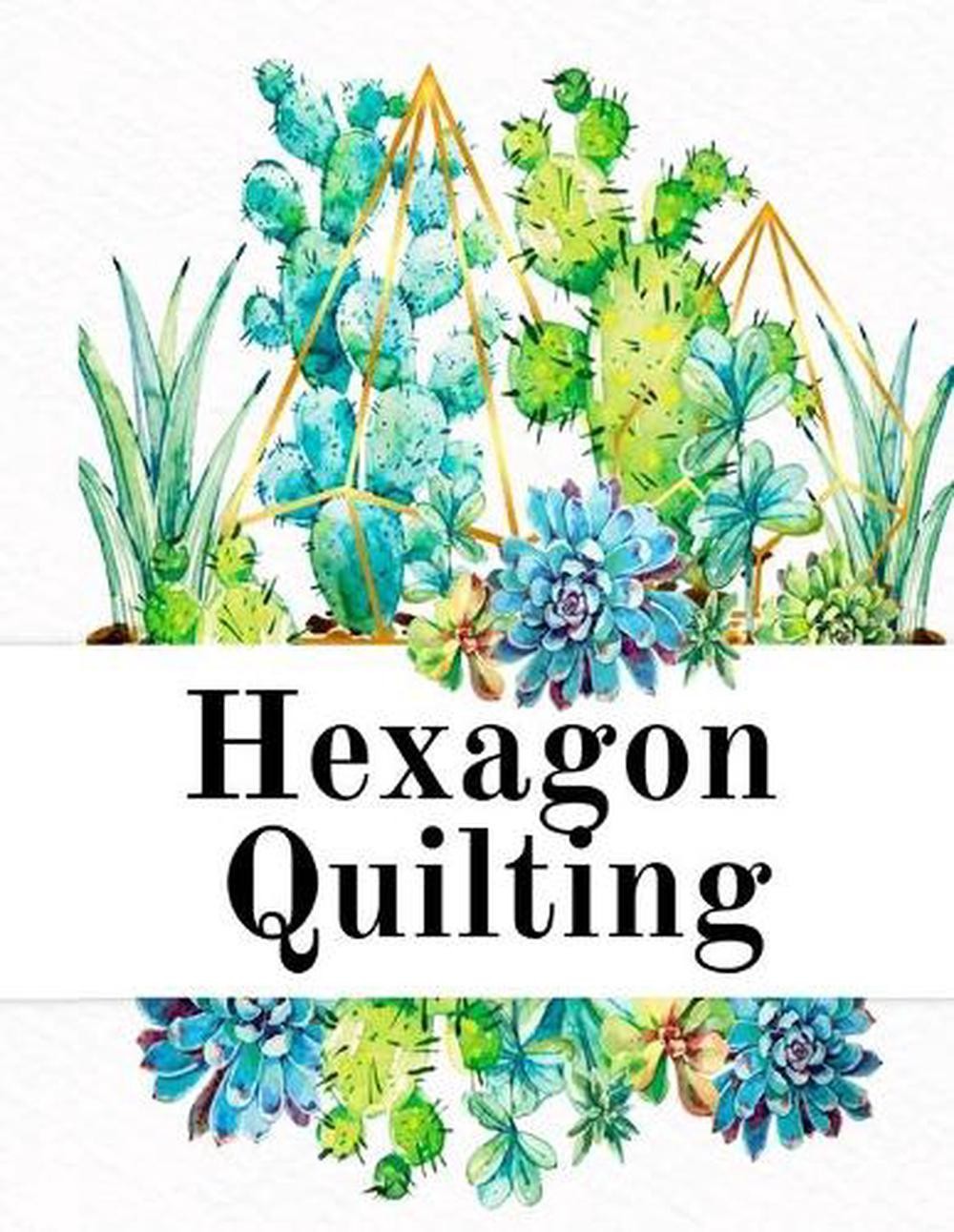 Hexagon Quilting: Craft Paper Notebook (.2&Prime;, small, per side) – 8.5 x 11, Matte,