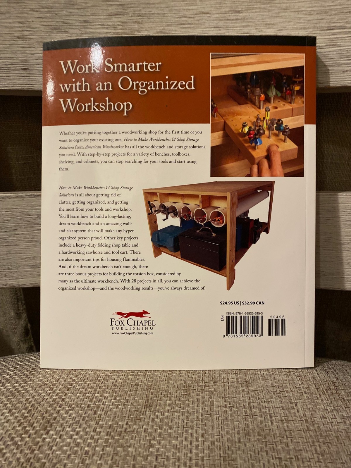 How To Make Workbenches & Shop Storage Solutions by Randy Jackson BRAND NEW