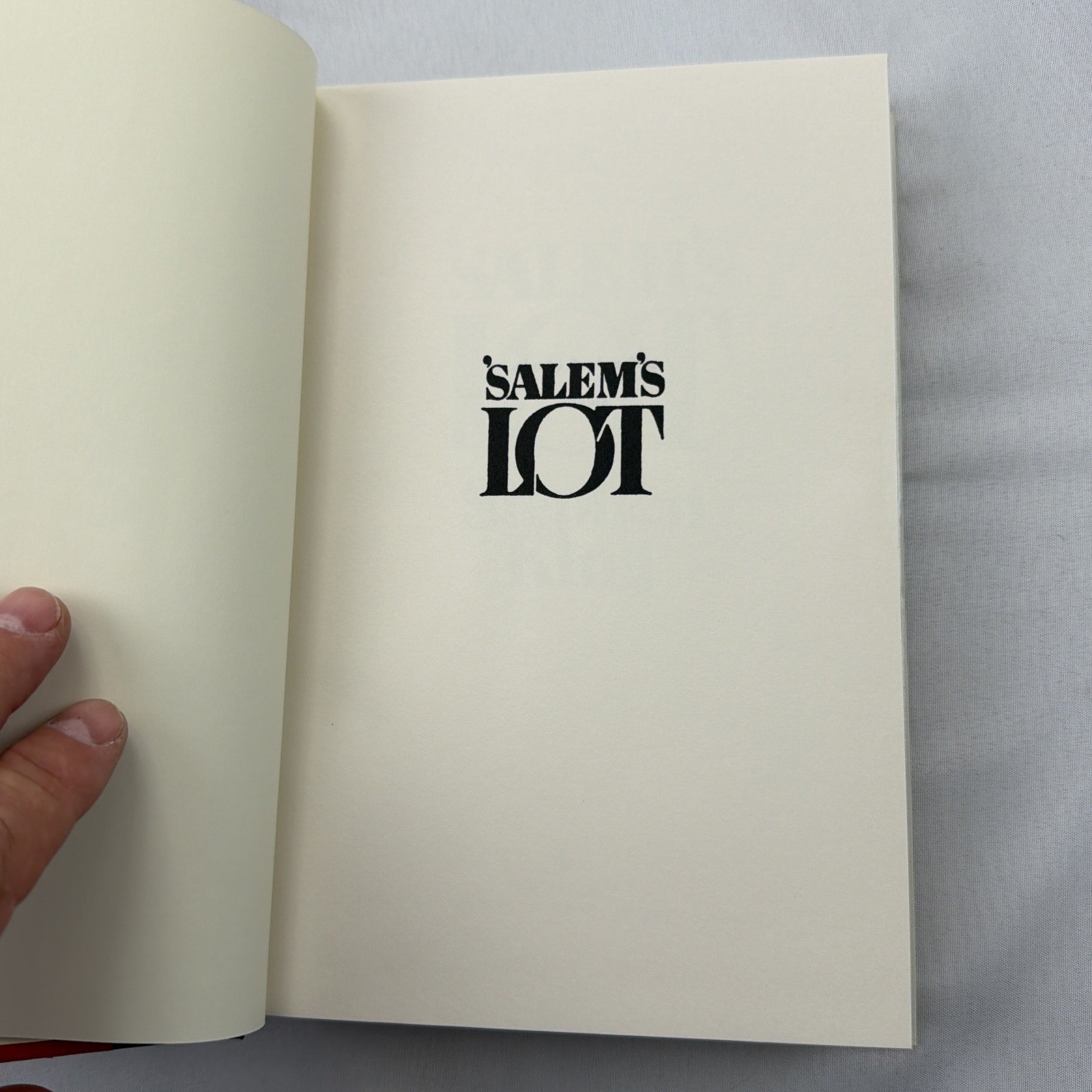 Salem&rsquo;s Lot Stephen King 1975 Doubleday Hardcover Horror Classic