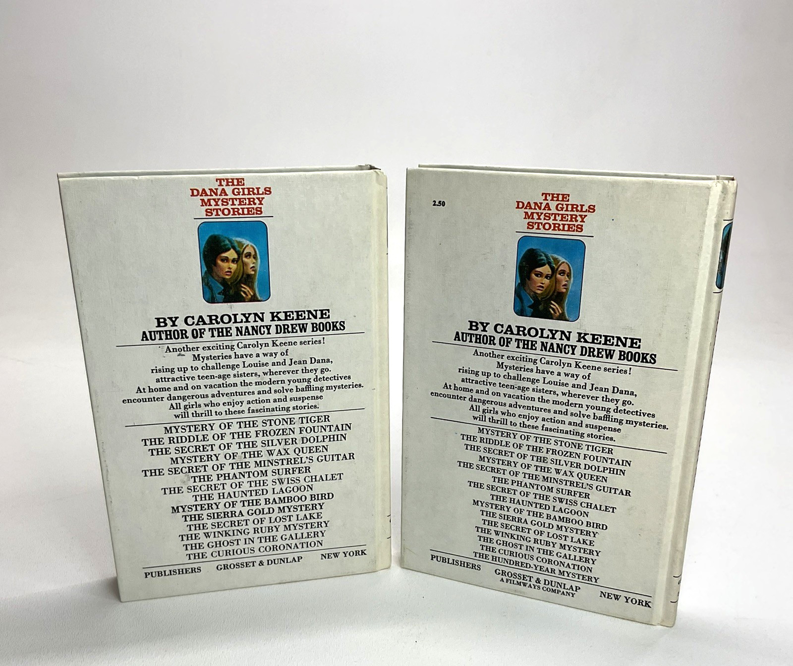 The Dana Girls Mystery Lot 2 Carolyn Keene 1972 &rsquo;73 Minstrel Guitar Swiss Chalet
