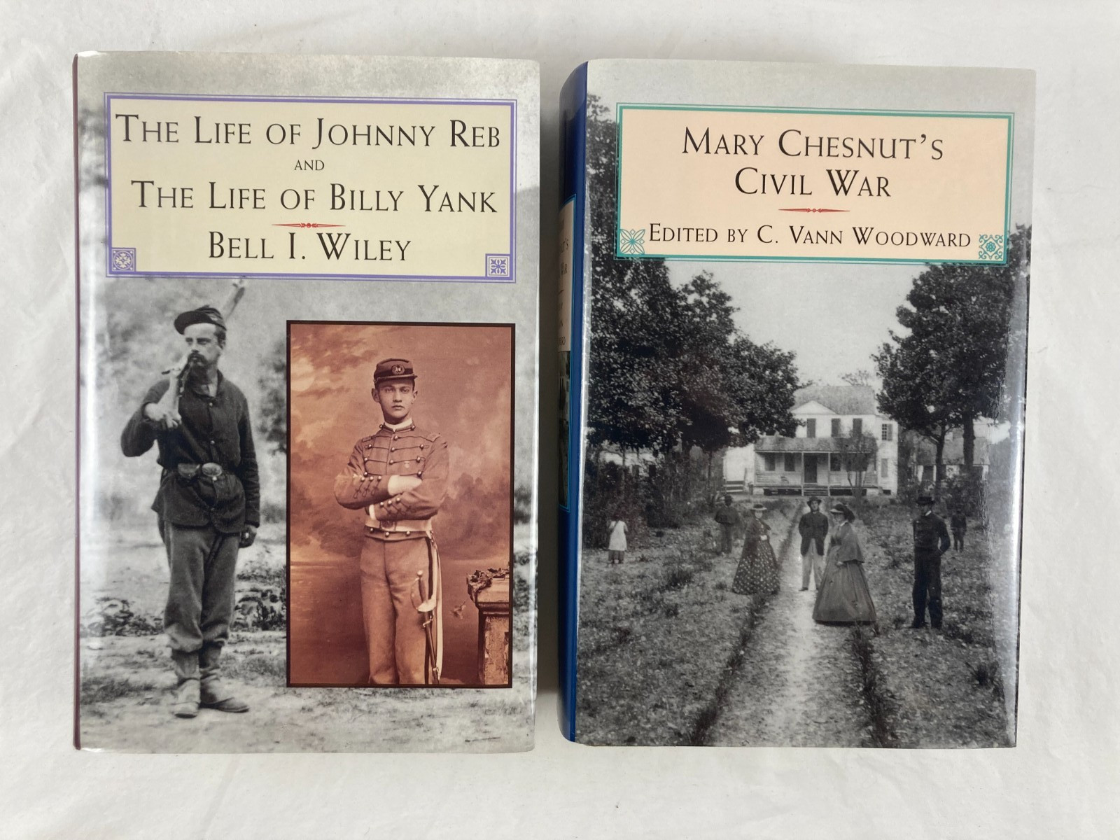 Life of Johnny Reb Billy Yank Mary Chesnut&rsquo;s Civil War by Wiley & Woodward HCDJ