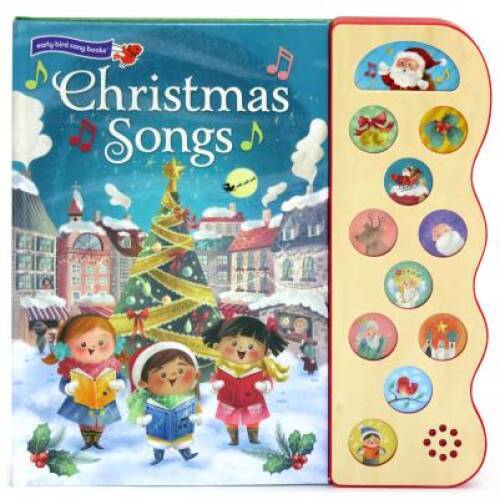 Christmas Songs: Interactive Children&rsquo;s Sound Book (10 Button Sound) – VERY GOOD